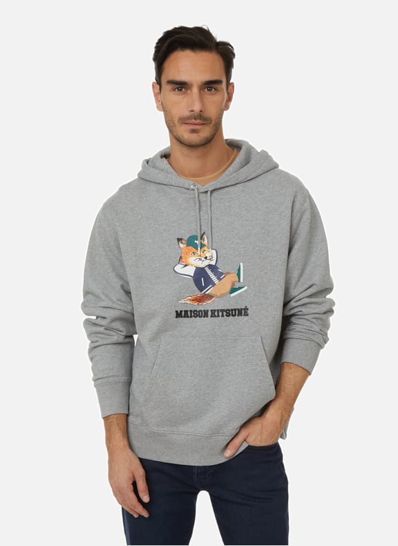 HOODIE AVEC IMPRIMe FOX MAISON KITSUNe pour HOMME Printemps