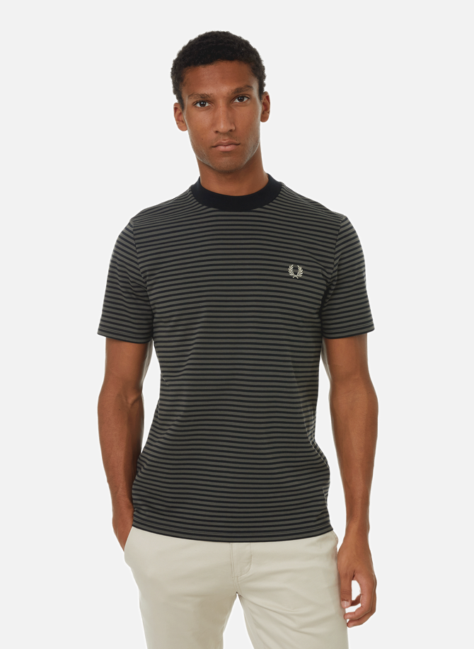 FRED PERRY striped cotton T-shirt