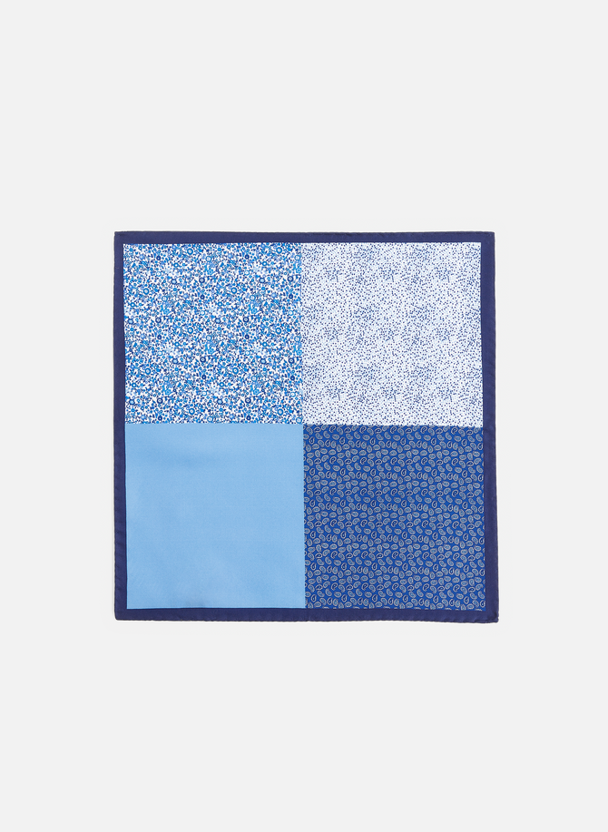 Patterned silk square scarf AU PRINTEMPS PARIS