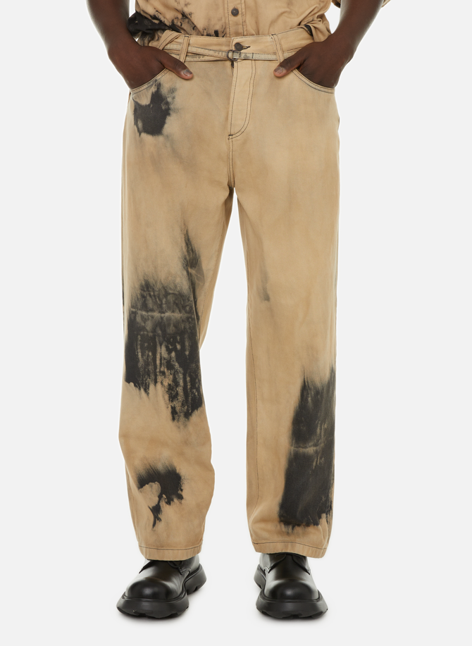 ACNE STUDIOS washed wide-leg jeans