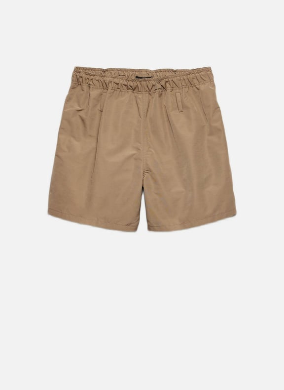 Short de bain en tissu technique Marron by PRADA PRADA Short de bain en tissu technique Marron