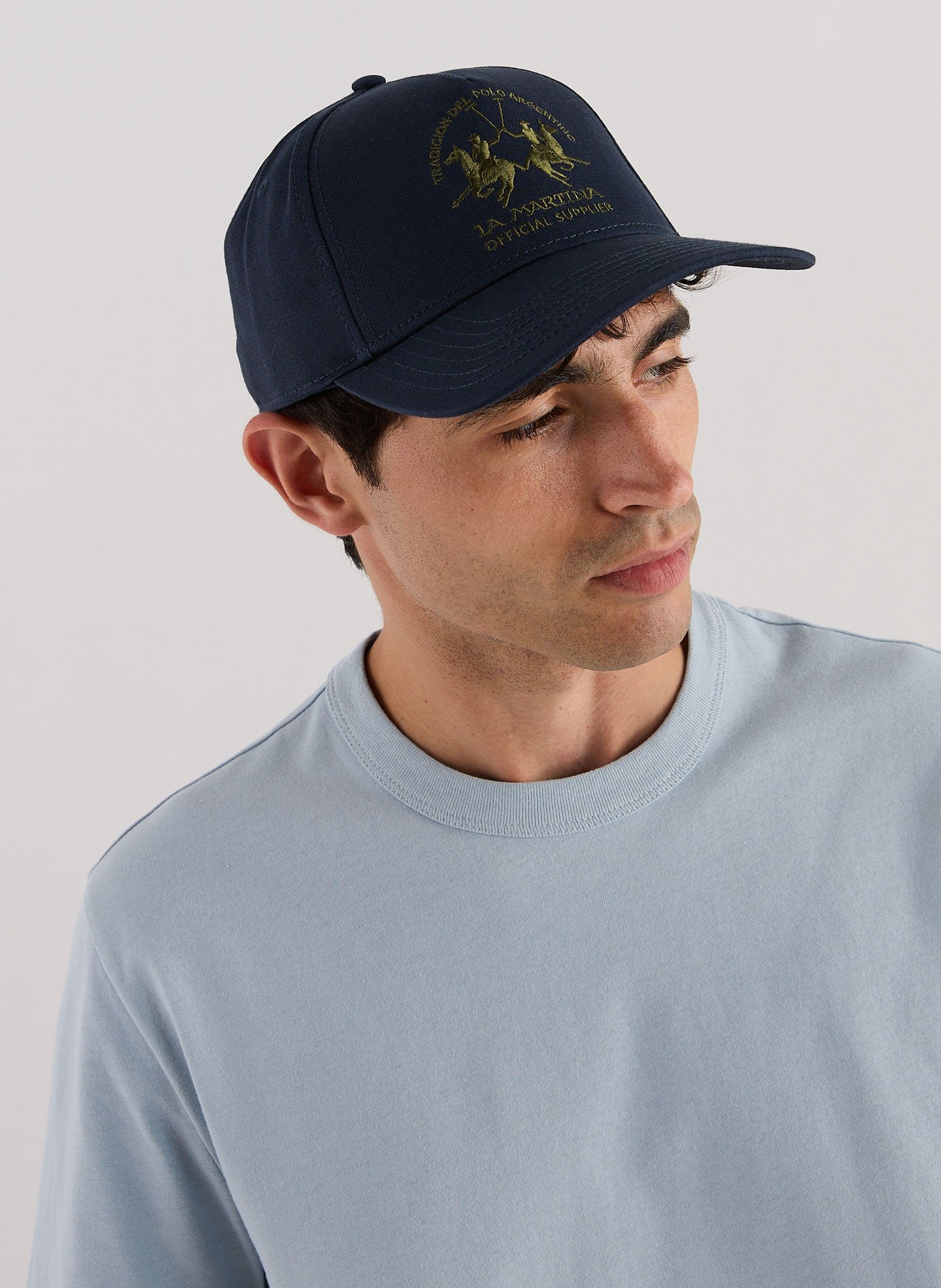 Cotton cap LA MARTINA Blue