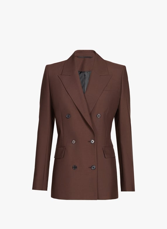 Veste de costume Wady cintrée | Marron by SAISON 1865 Veste de costume Wady cintrée Marron
