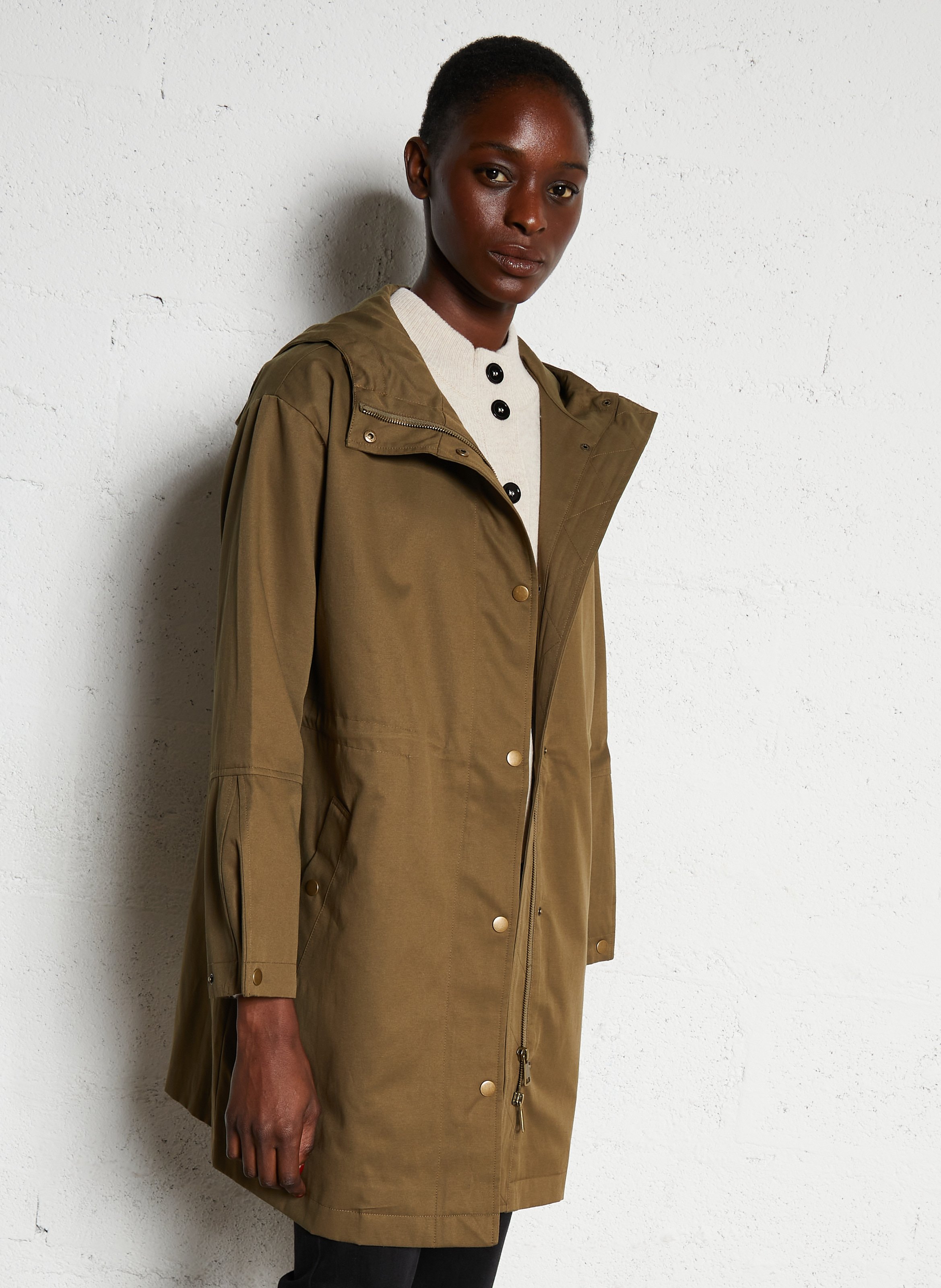 MAISON 123 Parka à capuche anita Vert