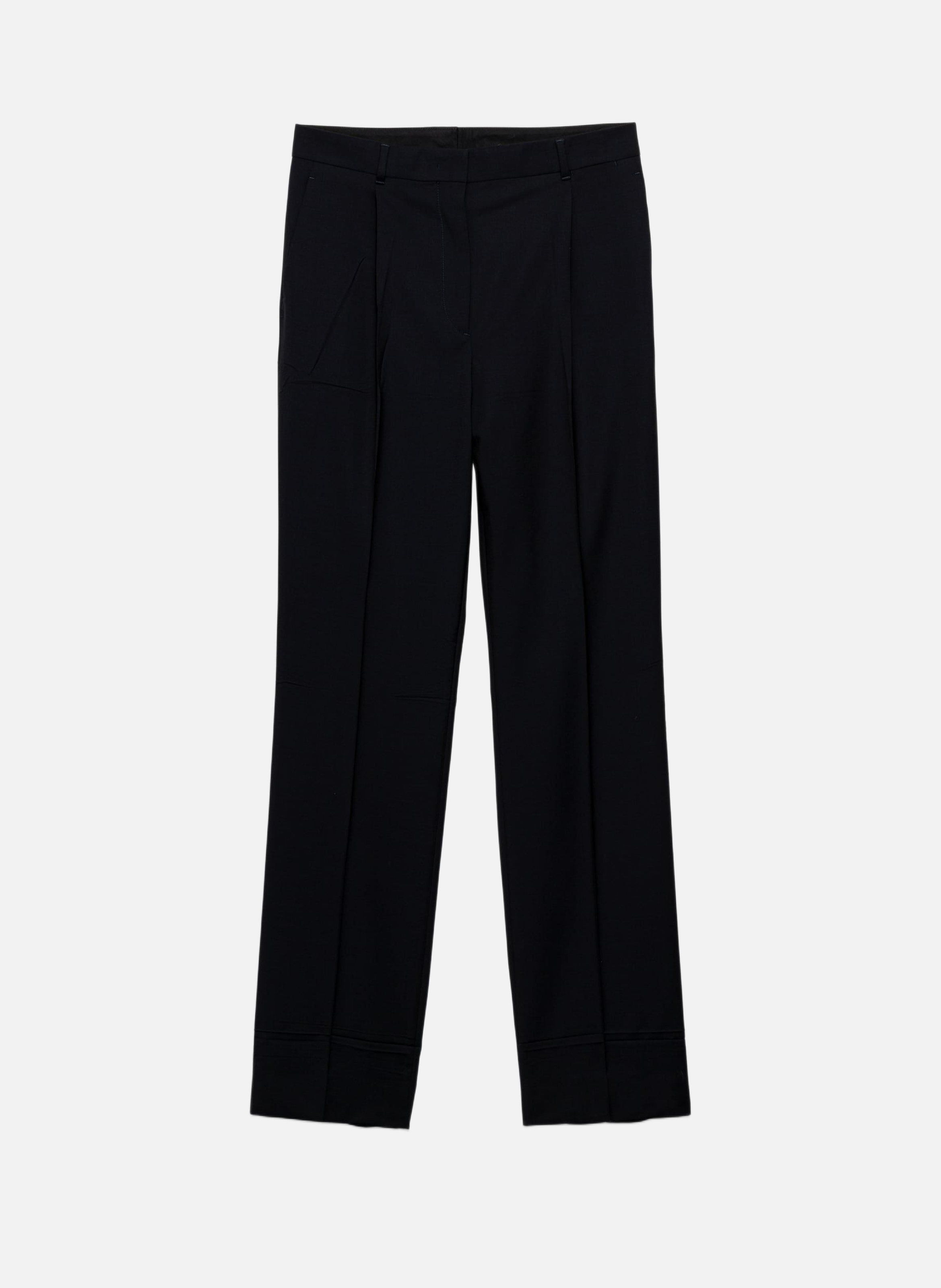 Pantalon en mohair de chevreau PRADA Bleu