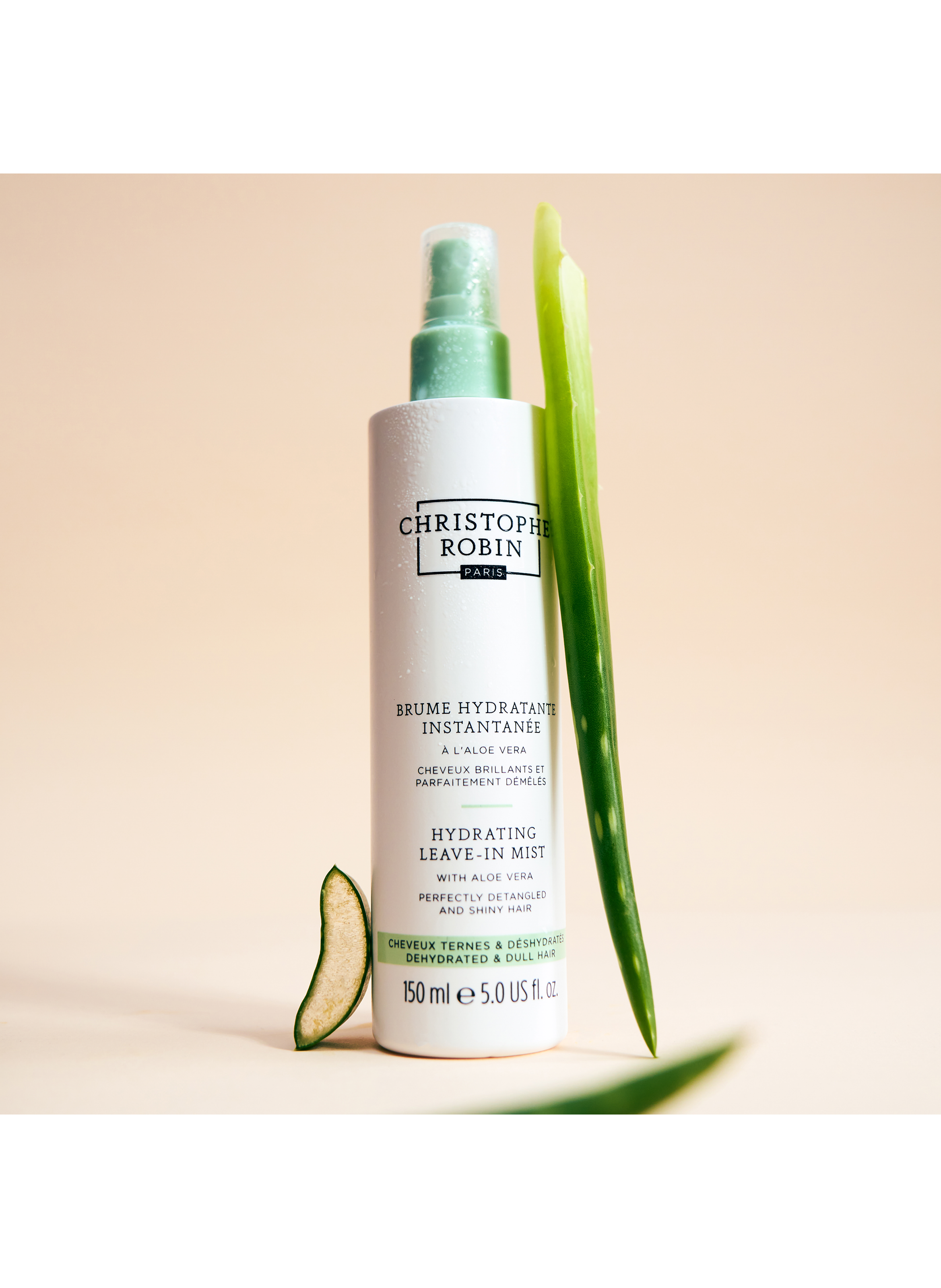 Hydrating Leave-In Mist with Aloe Vera CHRISTOPHE ROBIN No color