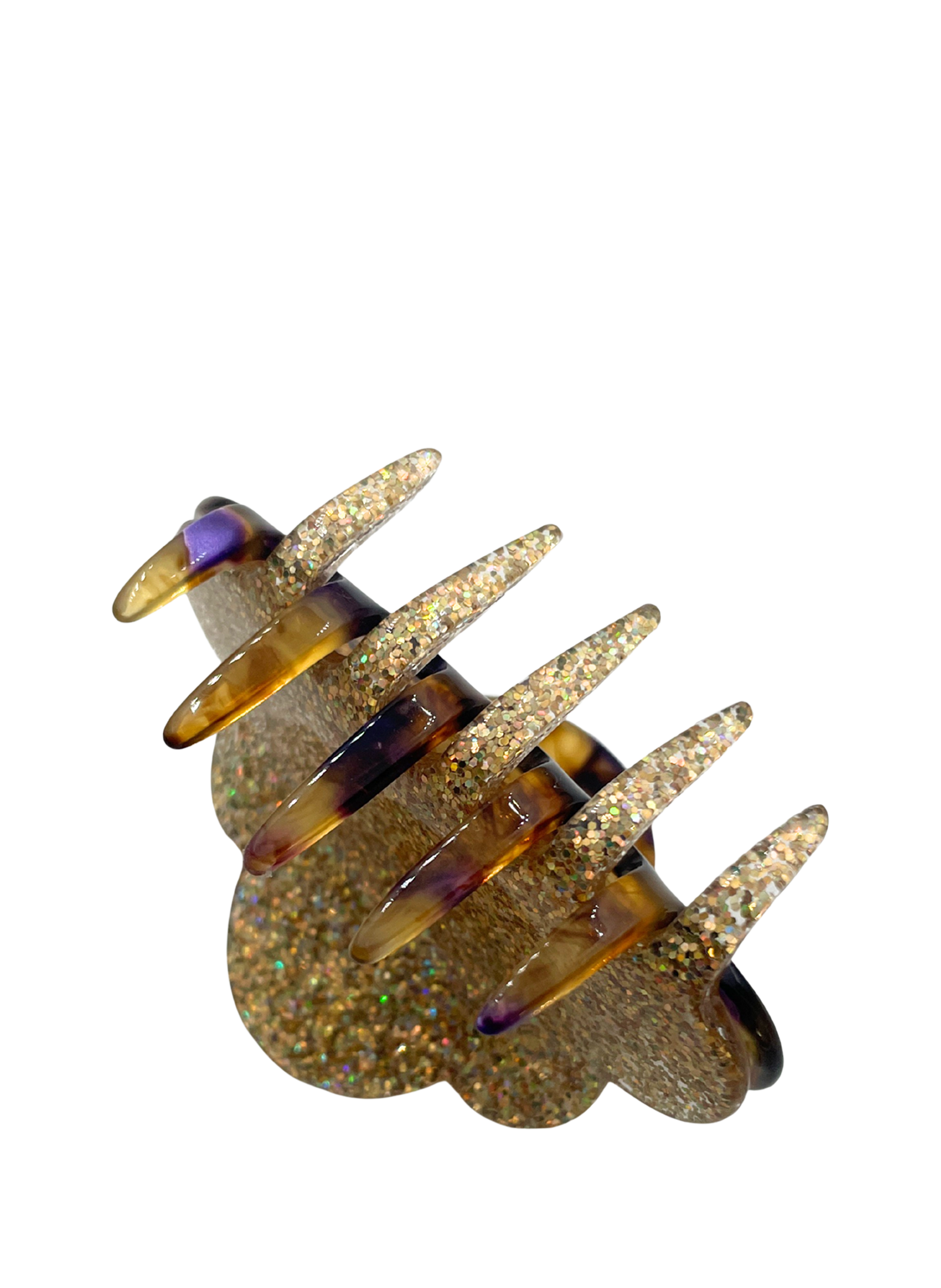 Christmas Cloud Hair Clip Bi-Color 23 DEGRES Marron