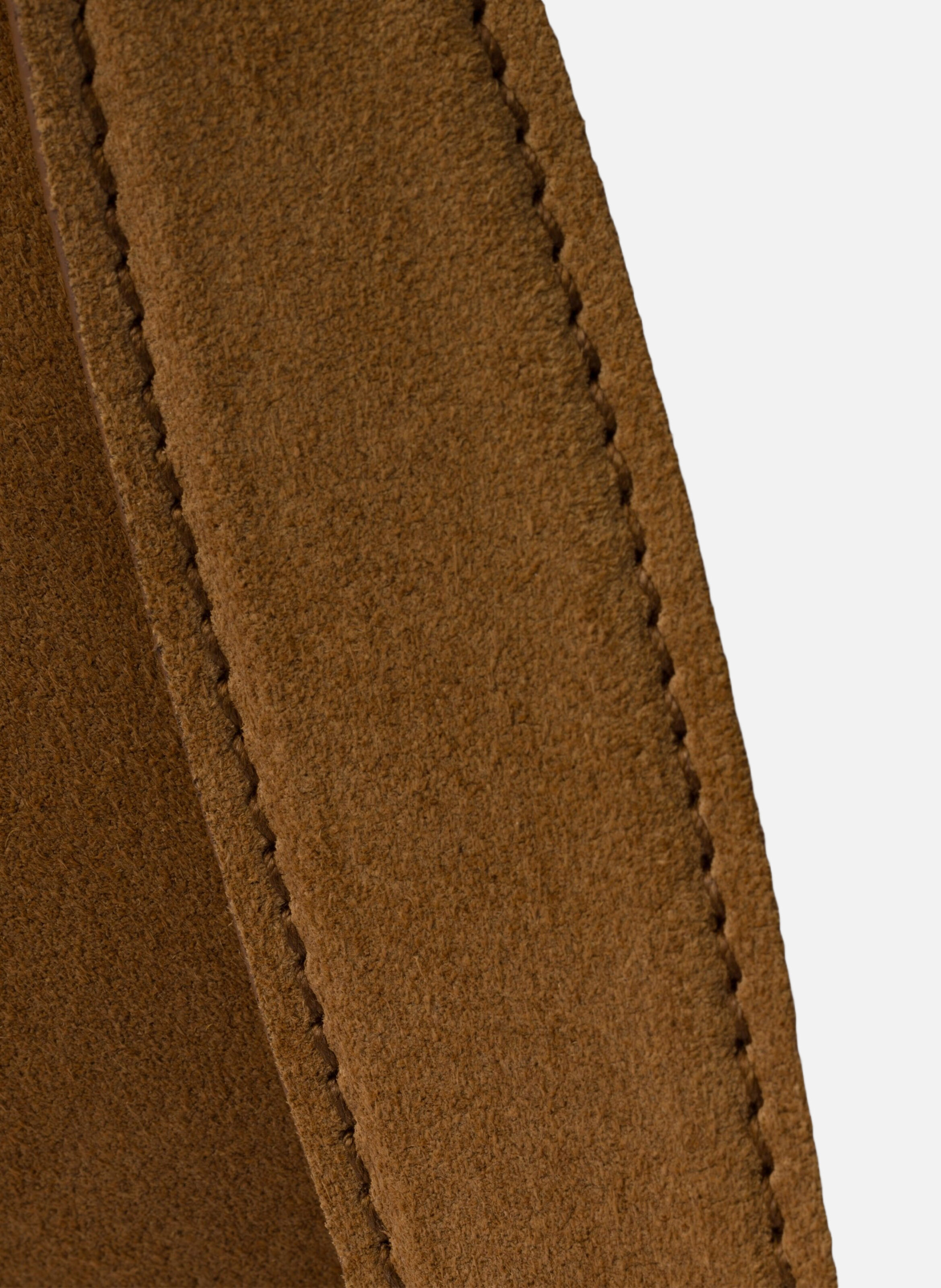 Sac à bandoulière prada aimée en veau velours PRADA Marron