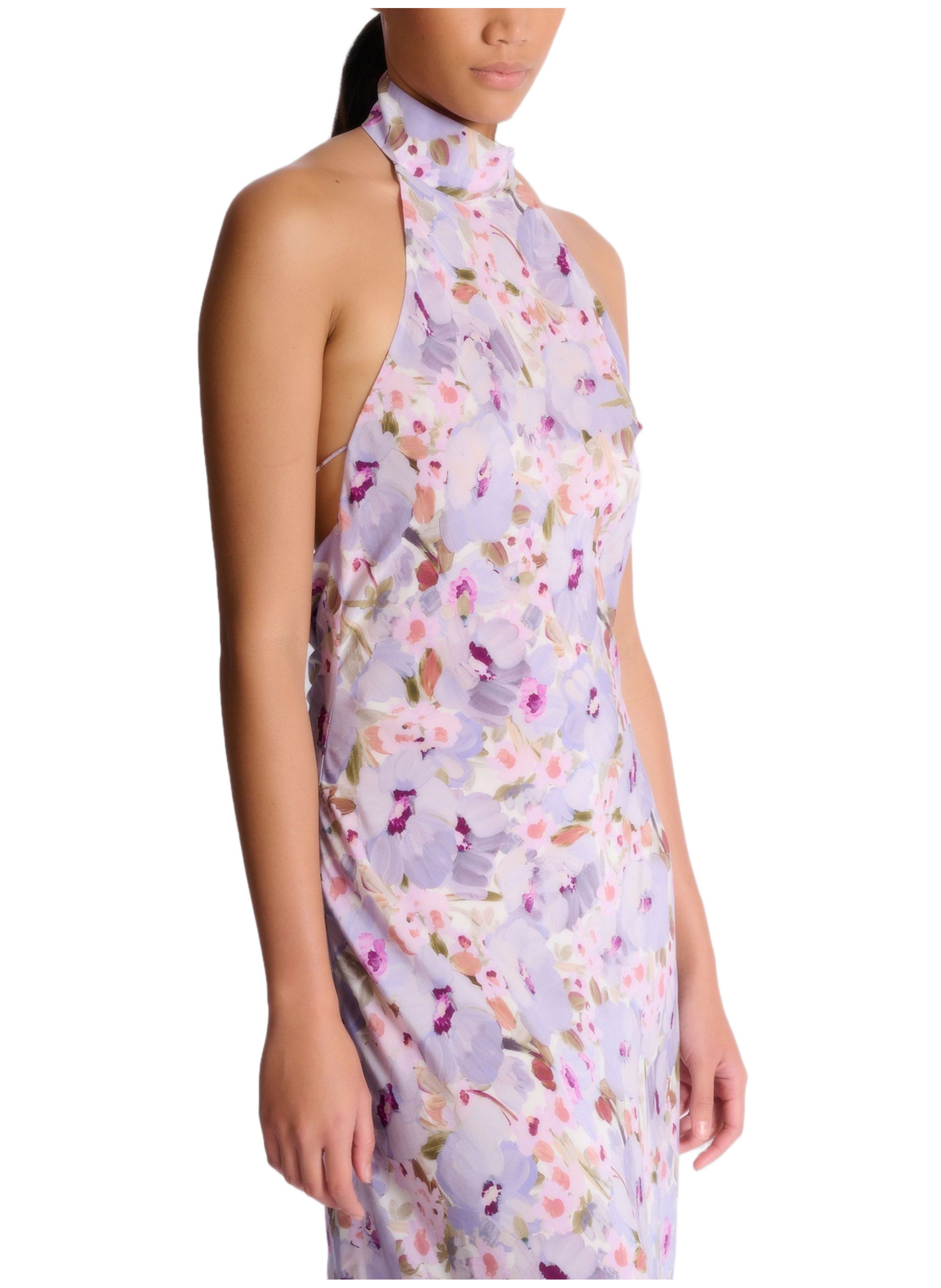 Robe à imprimé poppi flower BALMAIN Multicolore