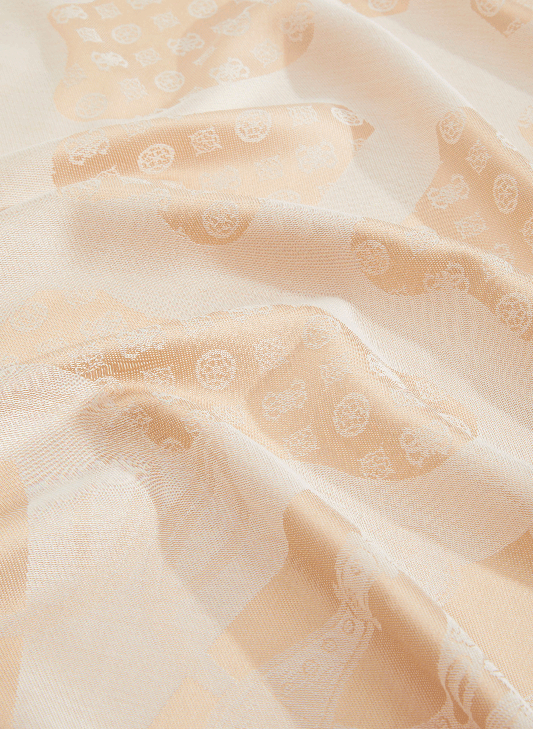 Foulard imprimé logo Dita GUESS Beige