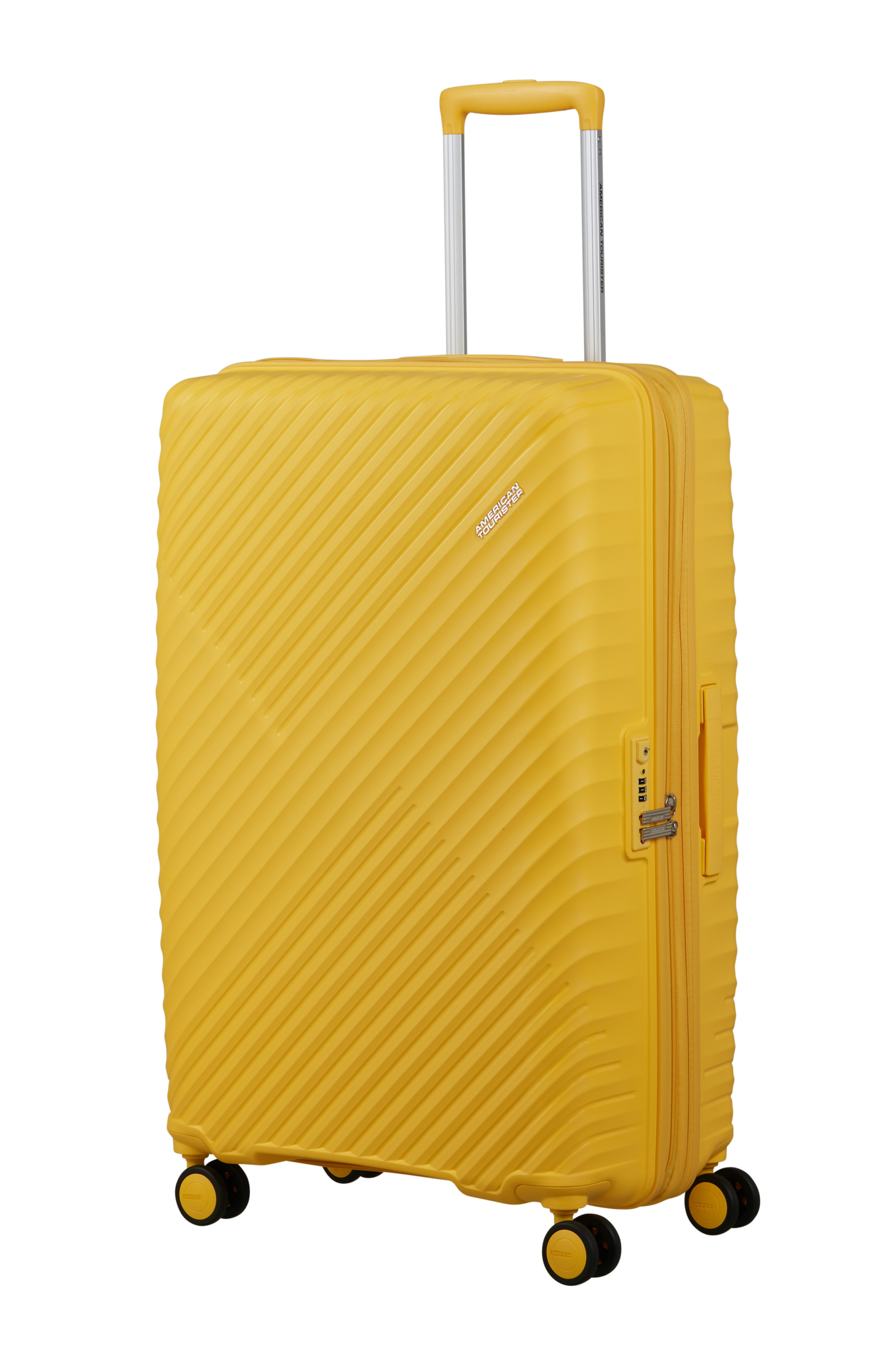 Diablast valise 4 roues taille l AMERICAN TOURISTER Jaune