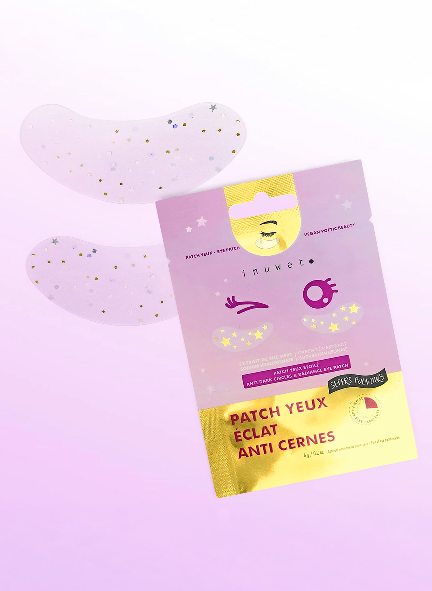 Patch yeux étoiles illuminant  INUWET No color