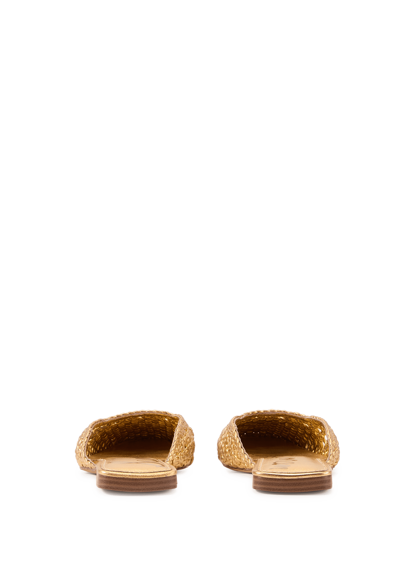 Mules Nola en cuir texturé SAM EDELMAN Golden