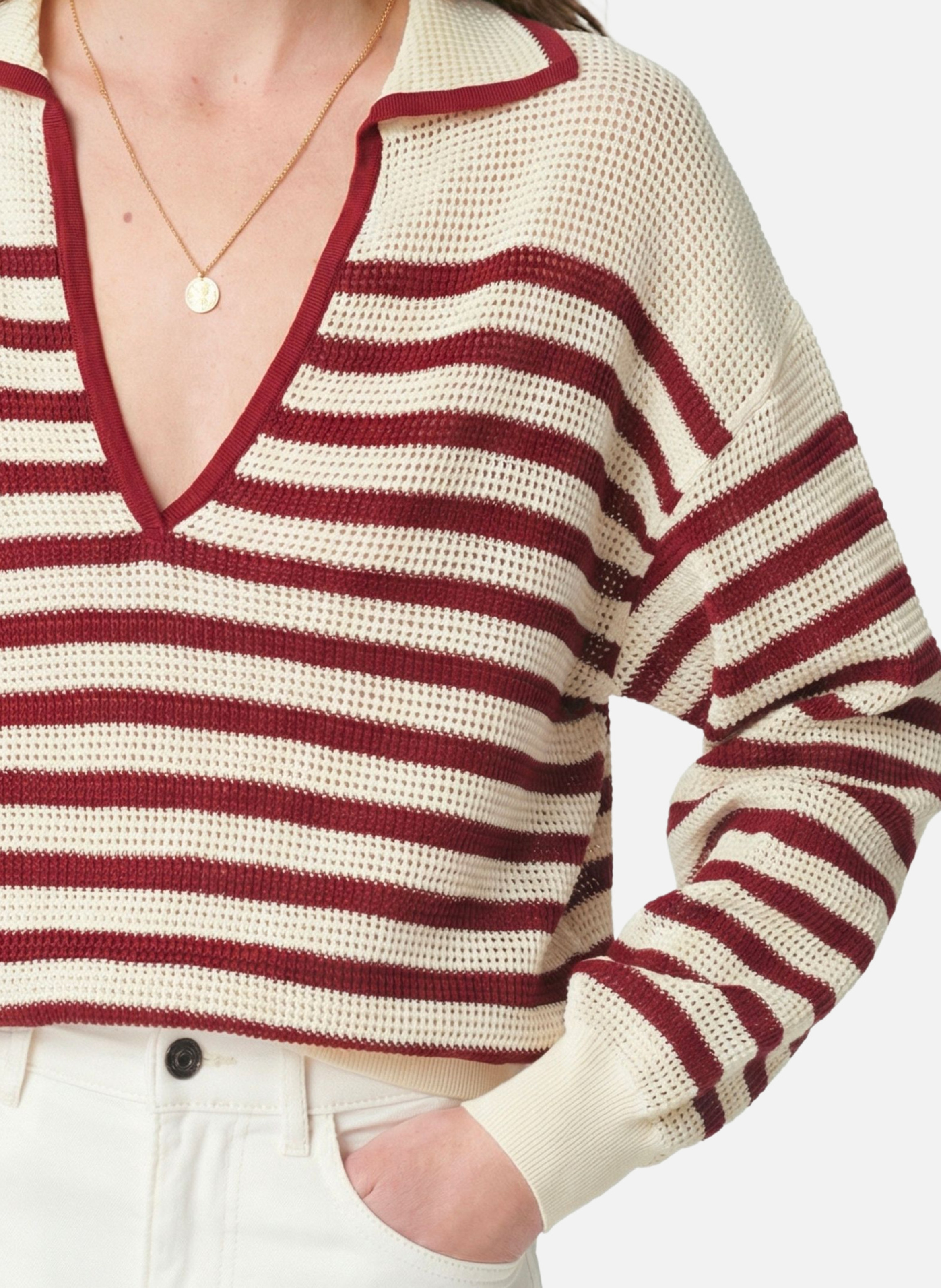 Pull granville VANESSA BRUNO Rouge