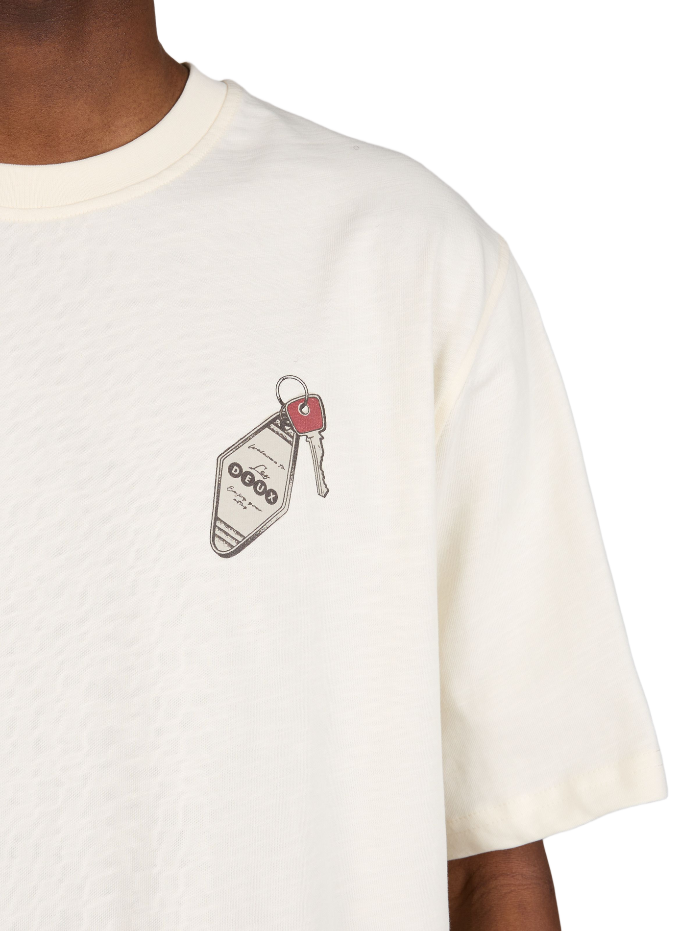 Ben Troy organic cotton T-shirt LES DEUX Beige