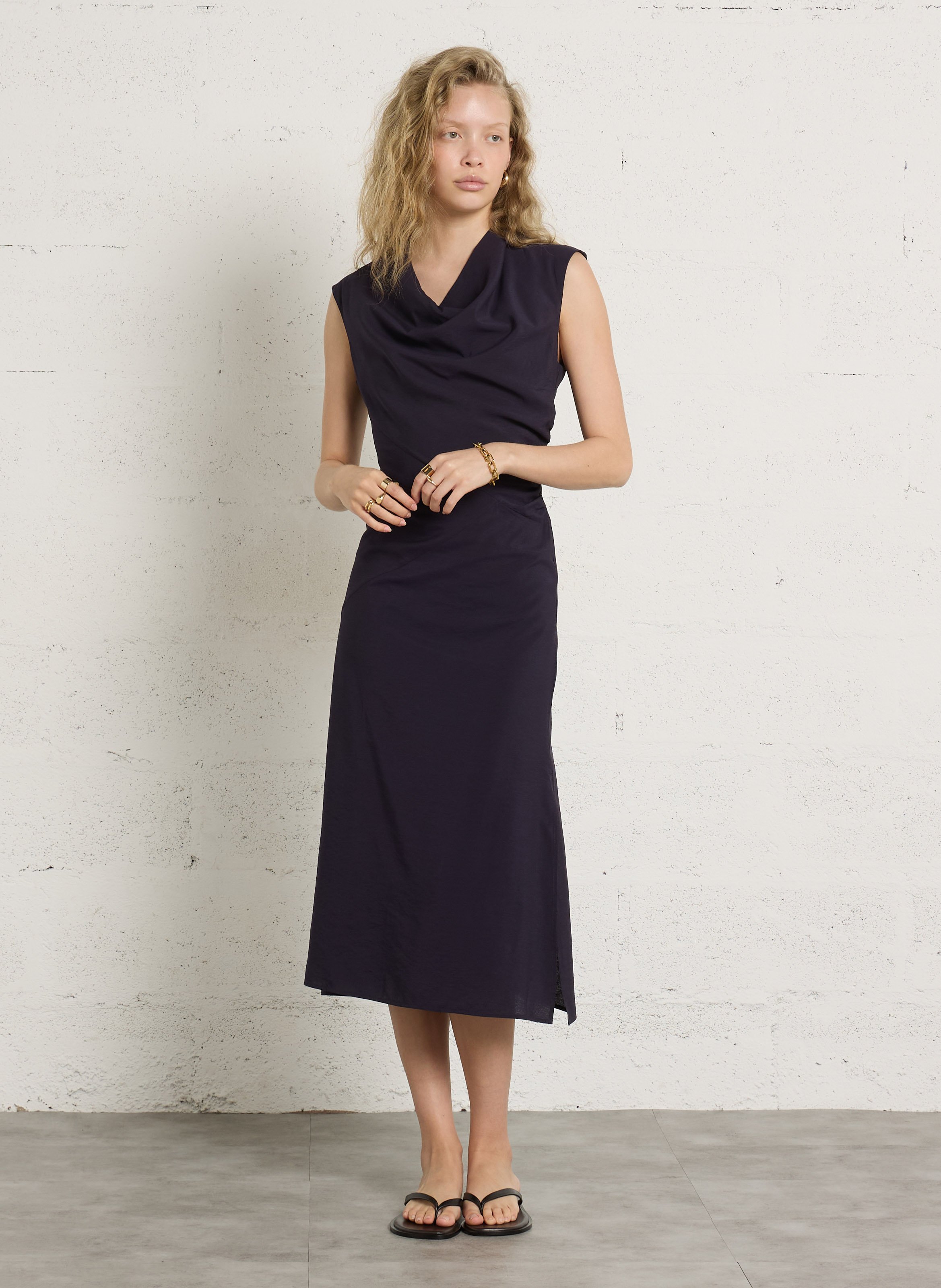 Robe longue cintrée eugenie SOEUR Violet