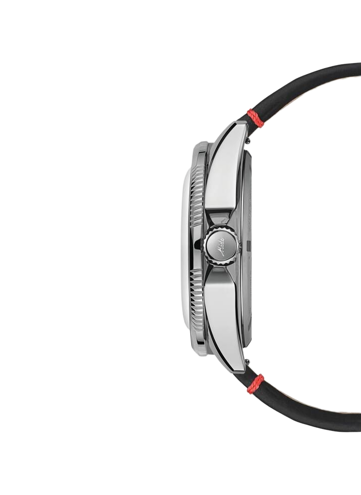 Montre analogique Ocean Star en cuir de bovin MIDO Argent