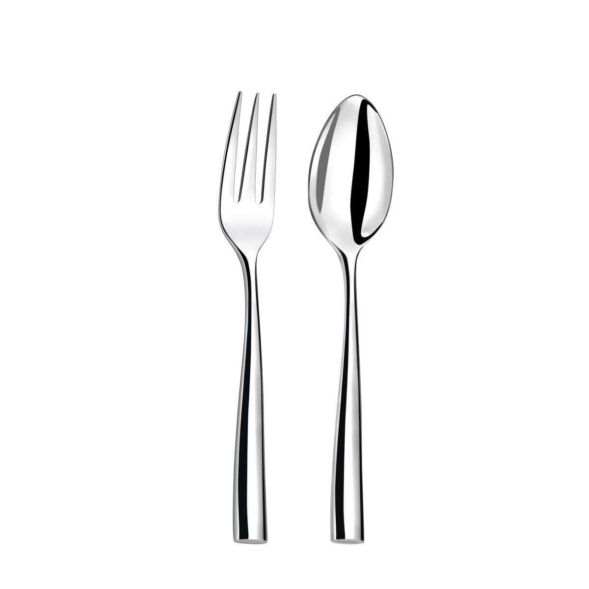 Silhouette - ménagère 50 pièces en coffre bois COUZON Argent