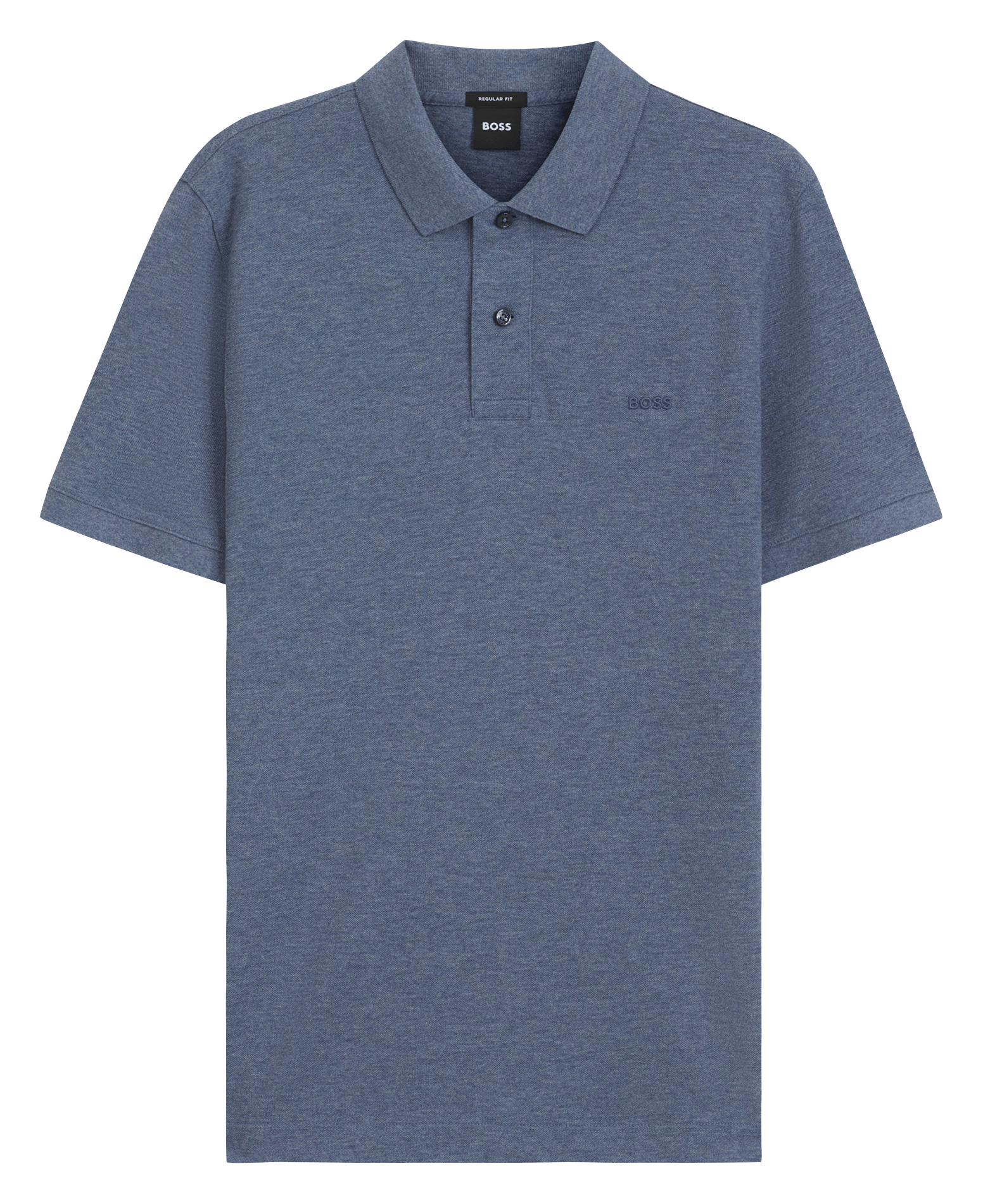 Polo manches courtes droit uni BOSS Bleu