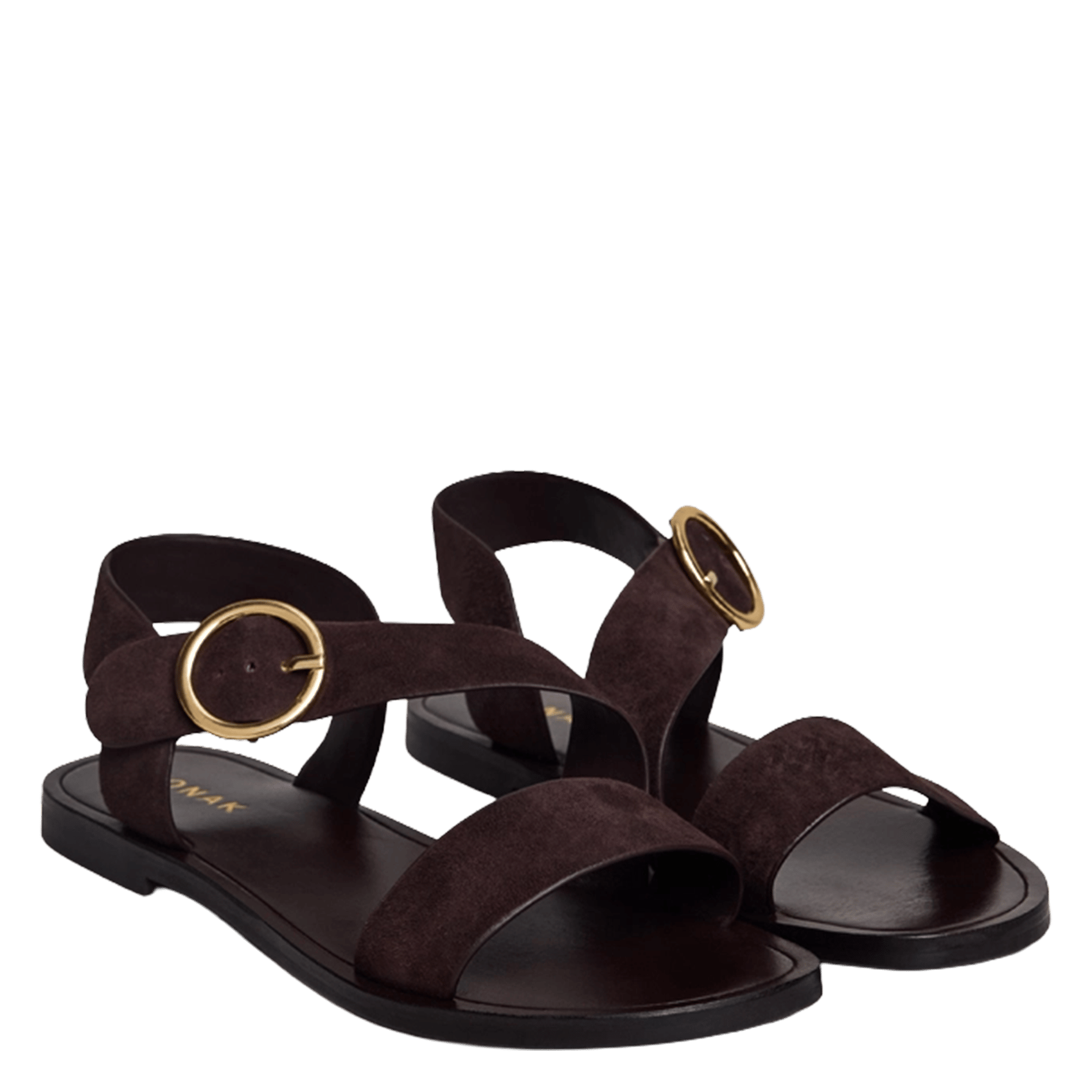 Plagettes en cuir welbi JONAK Marron