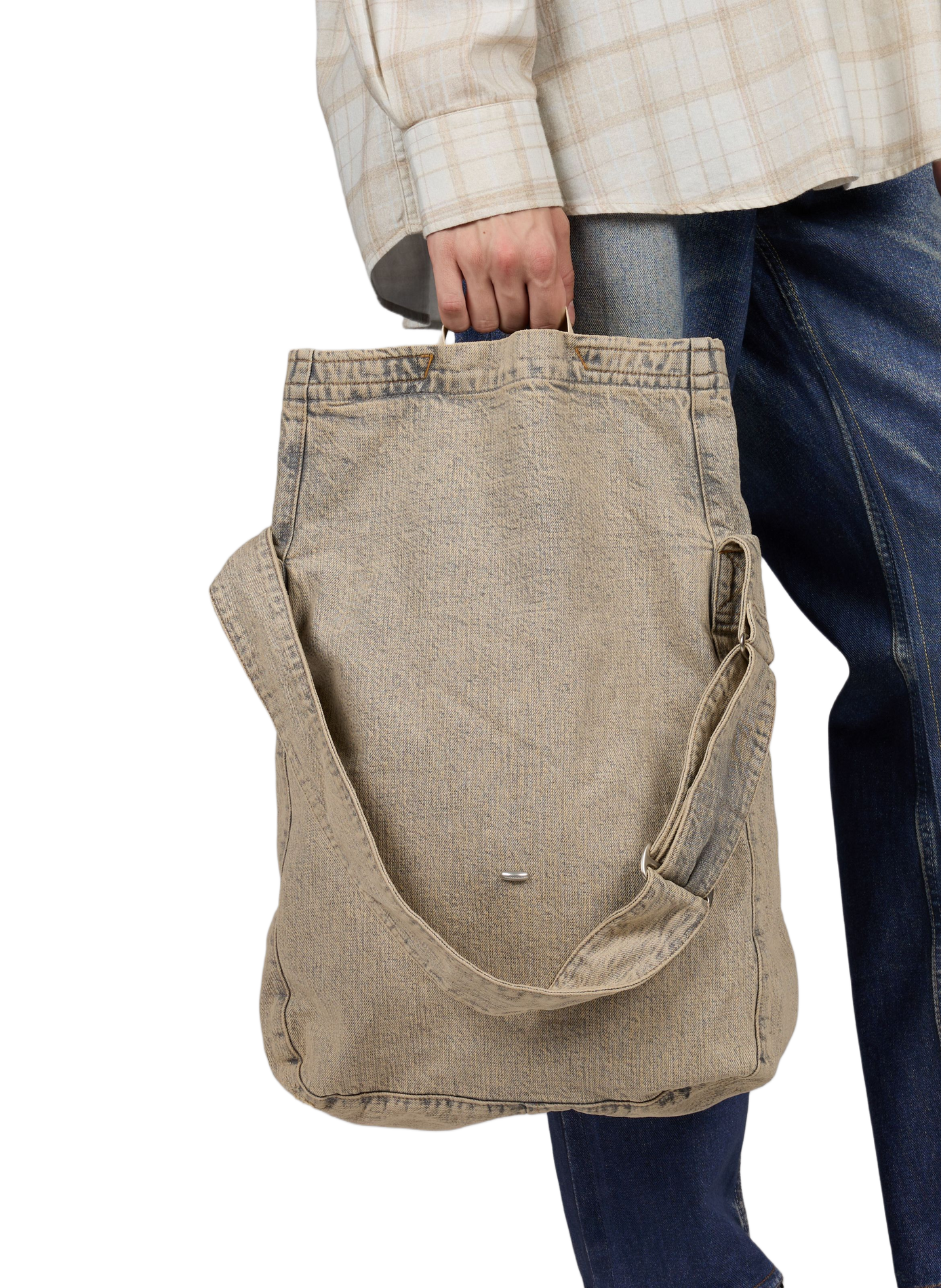 Sac à bandoulière en coton OUR LEGACY Gris