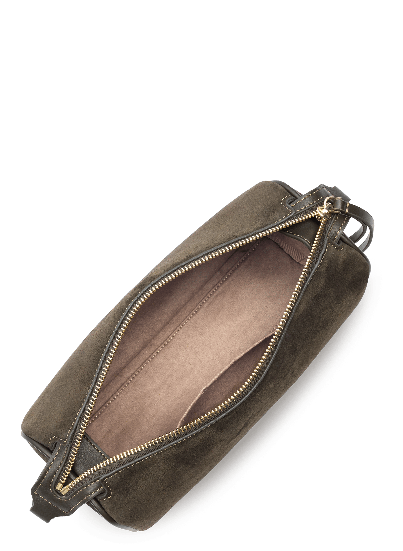 Sac rectangle - suède | Kaki LANCASTER Femme