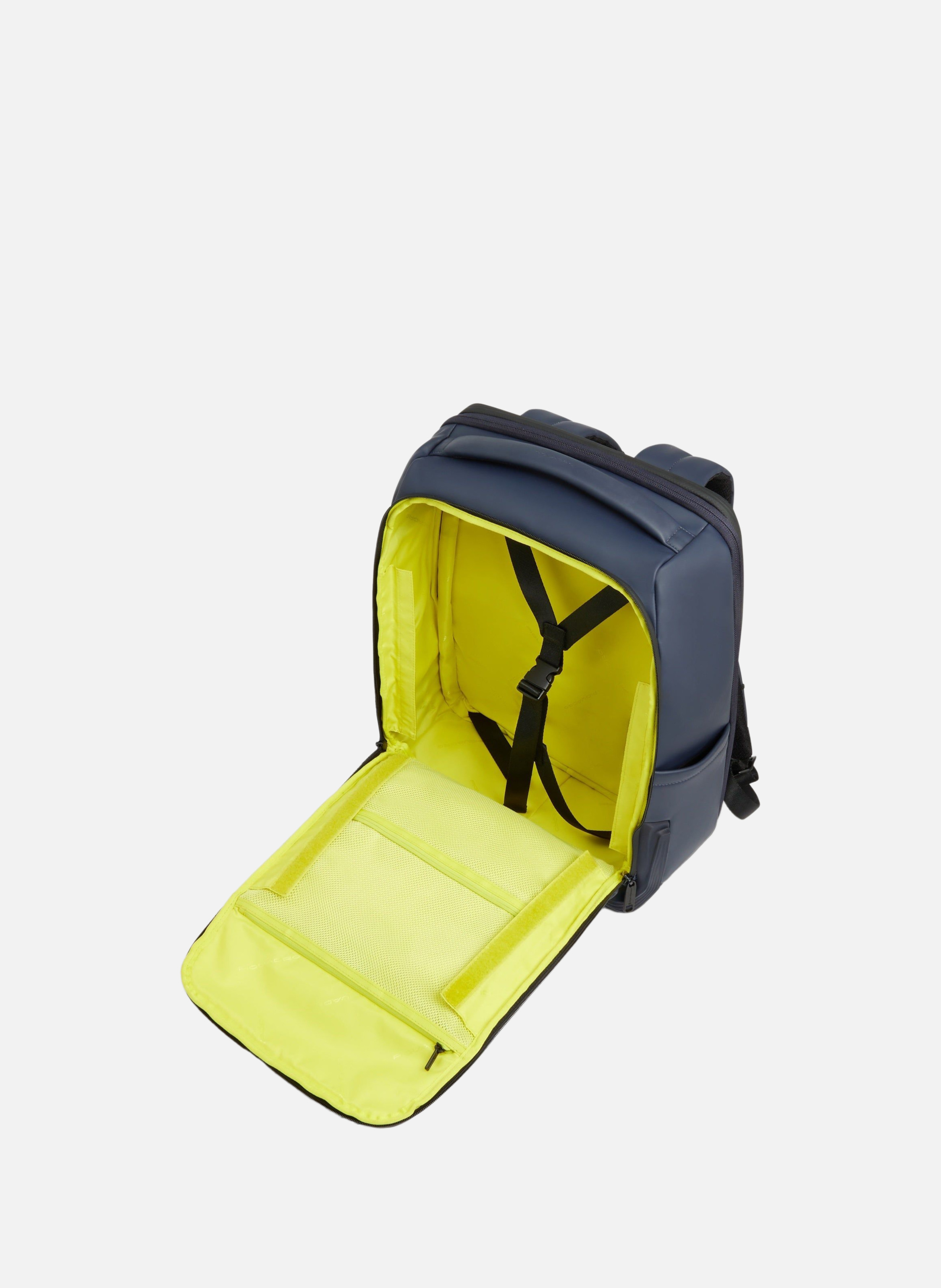 Water resistant travel laptop backpack 15,6" PIQUADRO Blue