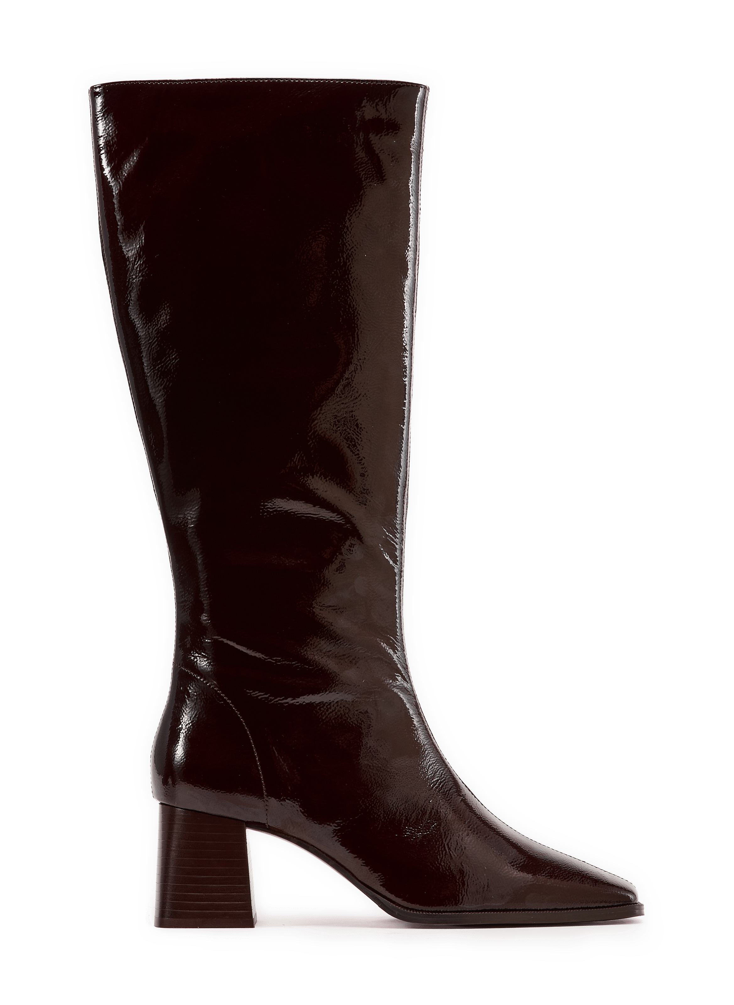 Bottes en cuir verni BOBBIES Braun