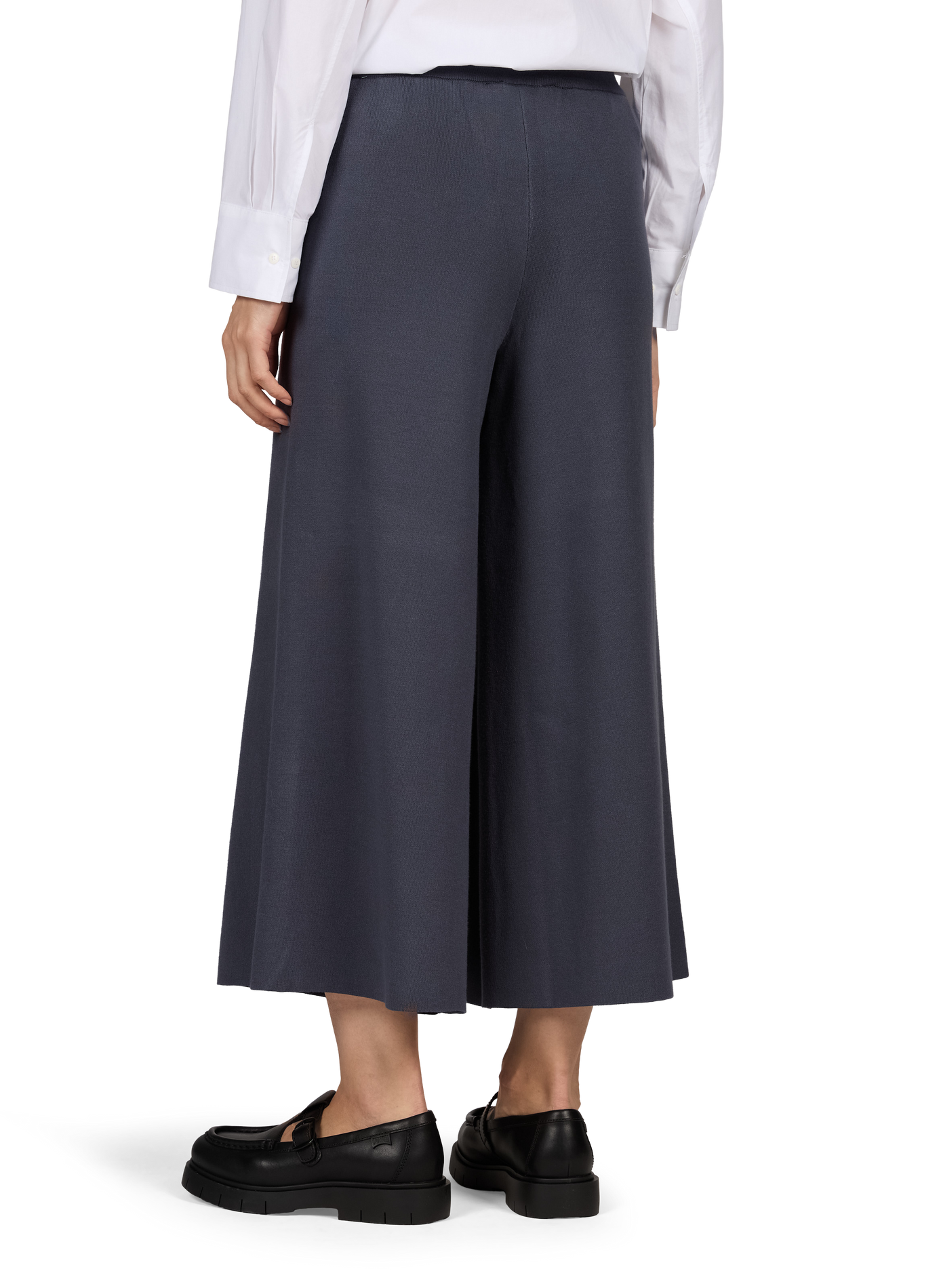 Weite 7/8-Hose MSCH Blau