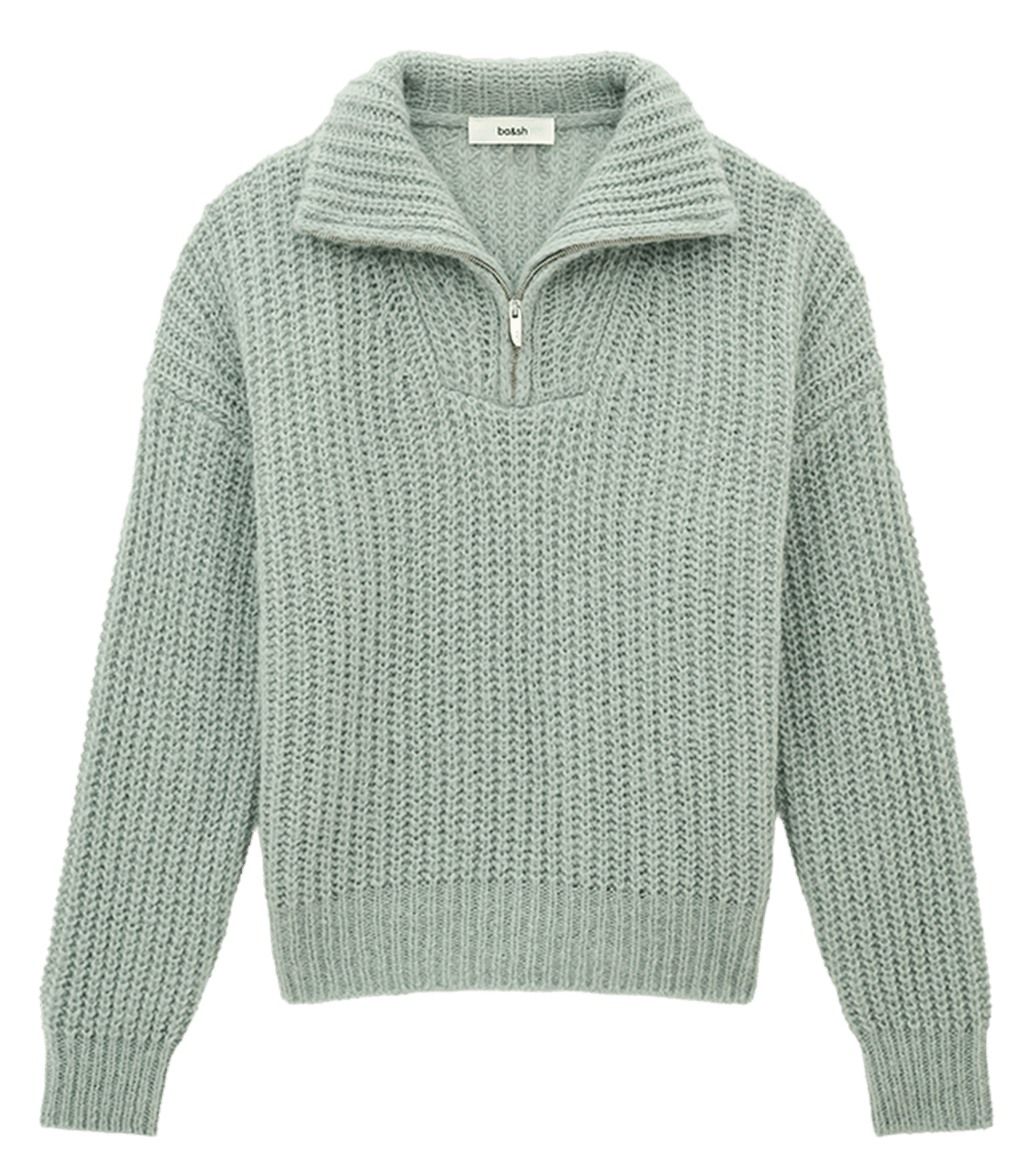 Pull col camionneur en laine mélangée beltane BA&SH Bleu
