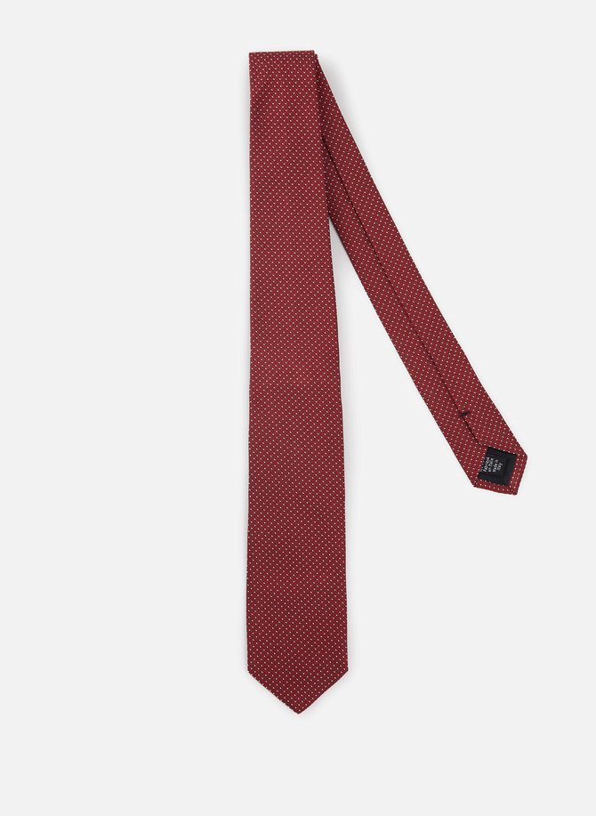 AU PRINTEMPS PARIS ربطة عنق جاكار من الحرير