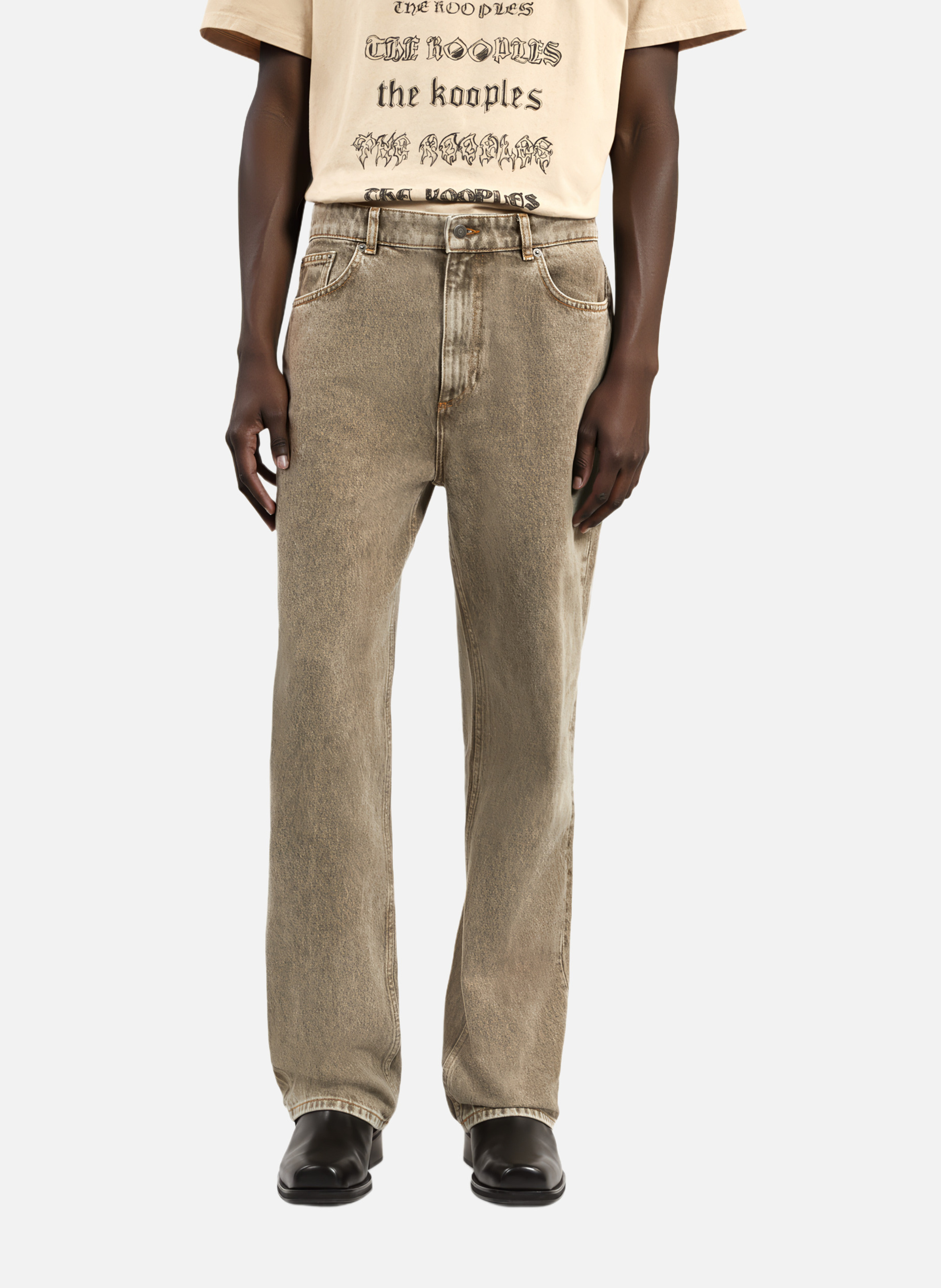 Jean droit VertTHE KOOPLES