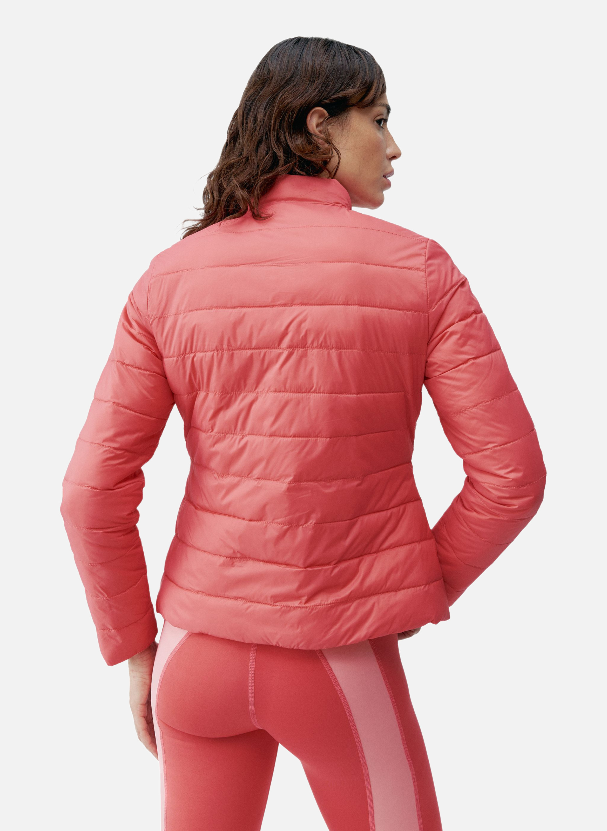 Veste de sport boutonné performance athleisure lyra BORN LIVING YOGA Rose
