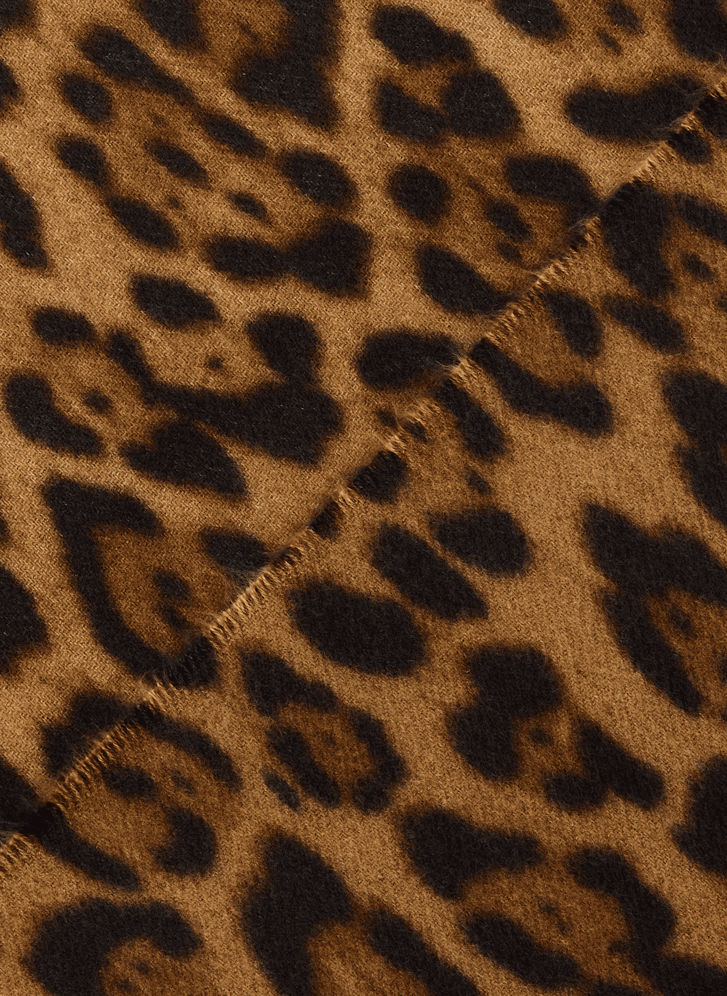 Soft Leopard Scarf AU PRINTEMPS PARIS Brown