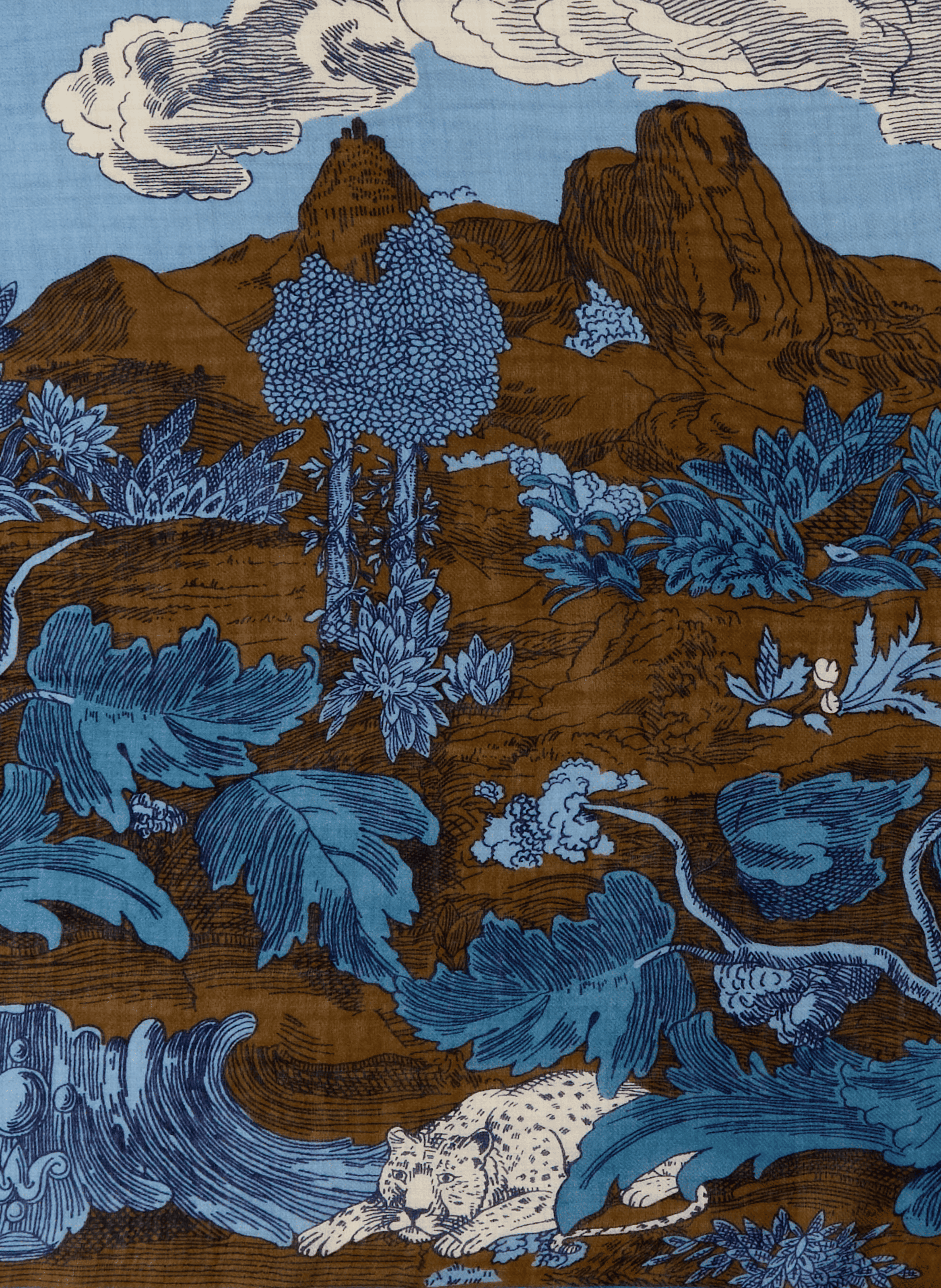 Echarpe imprimée en laine INOUITOOSH Multicolore