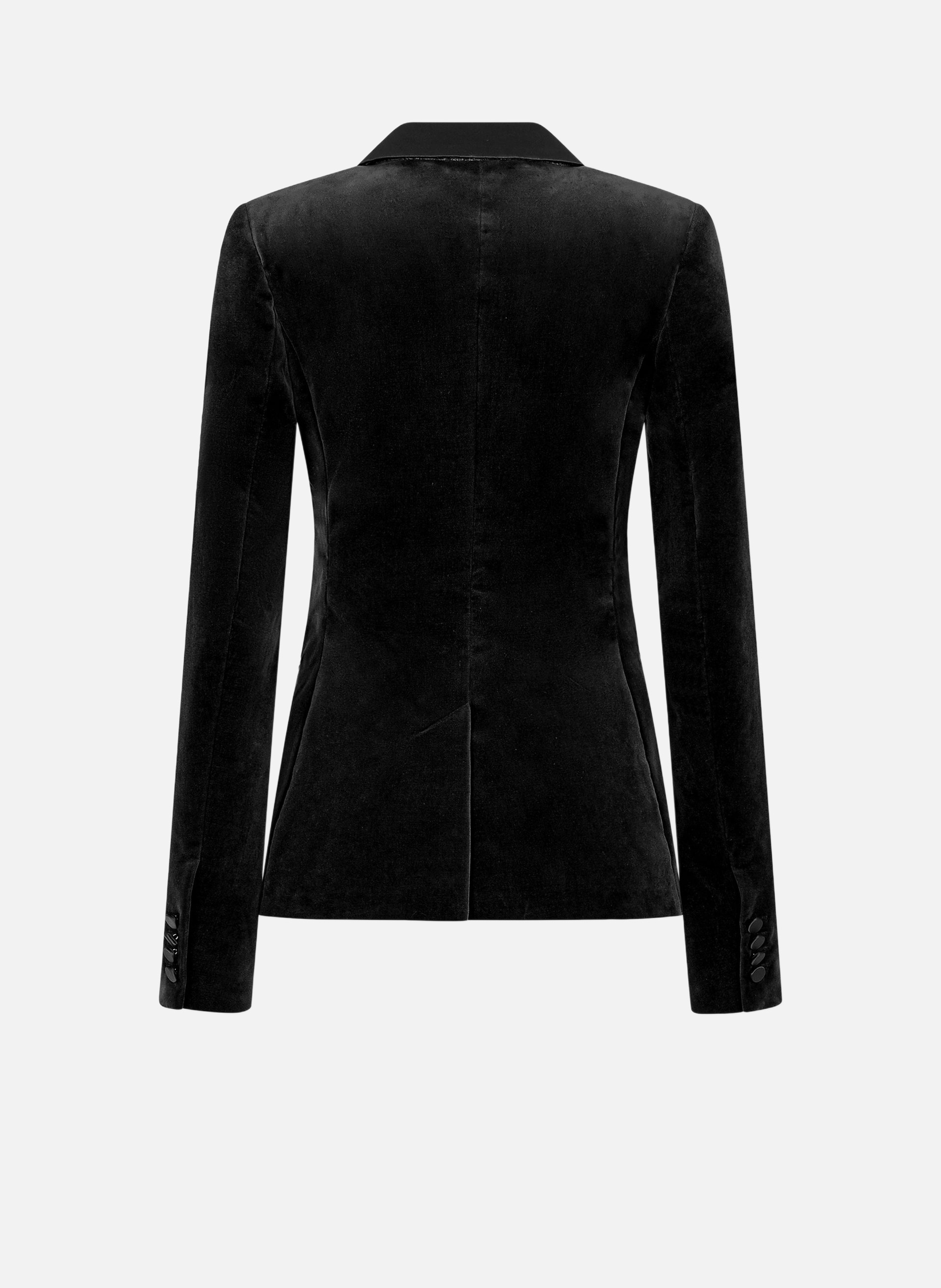 Veste tailleur en velours RABANNE Noir
