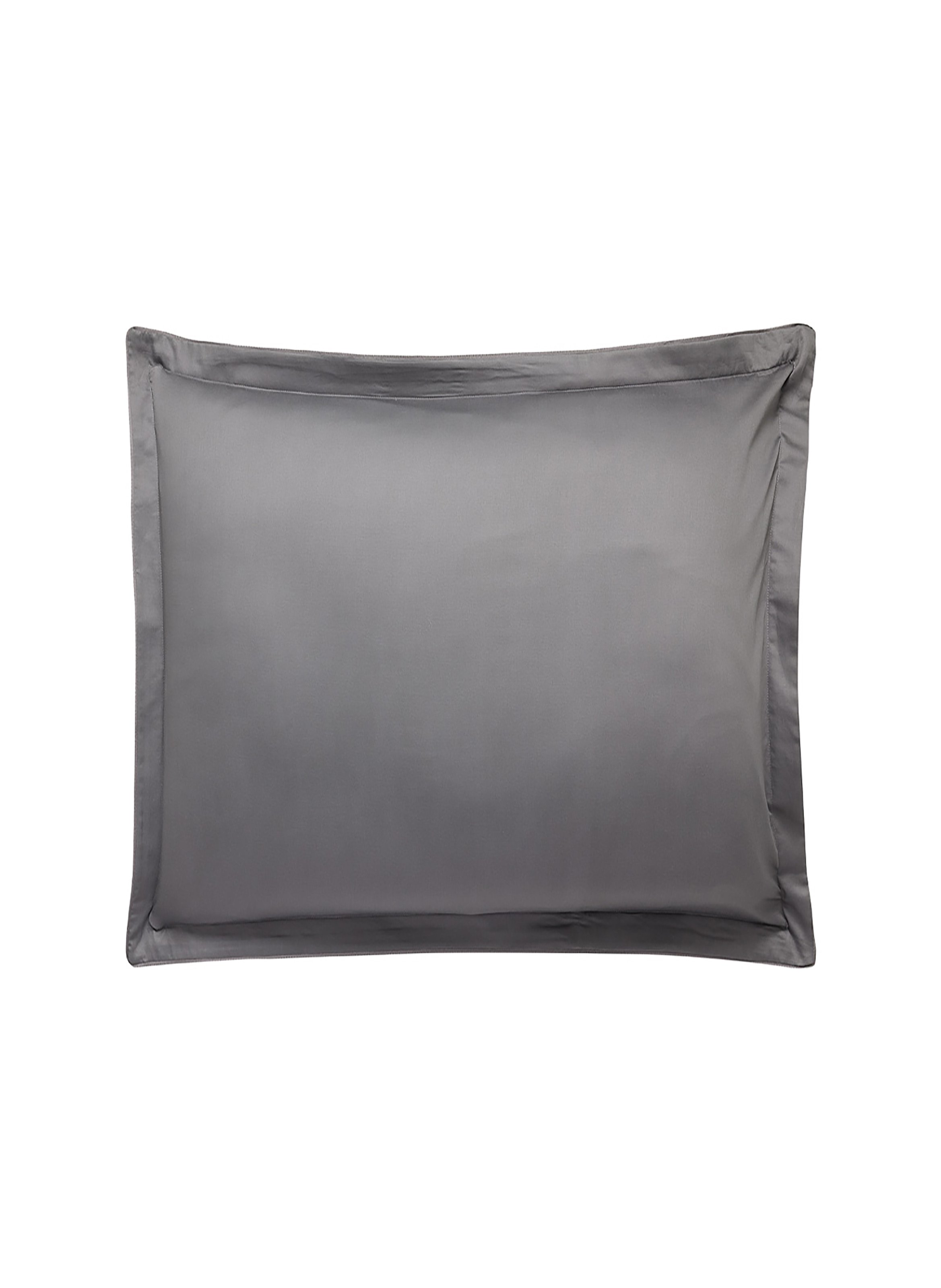 Taie d'oreiller imprimée en satin de coton bio, SHALIMAR ALEXANDRE TURPAULT Gris