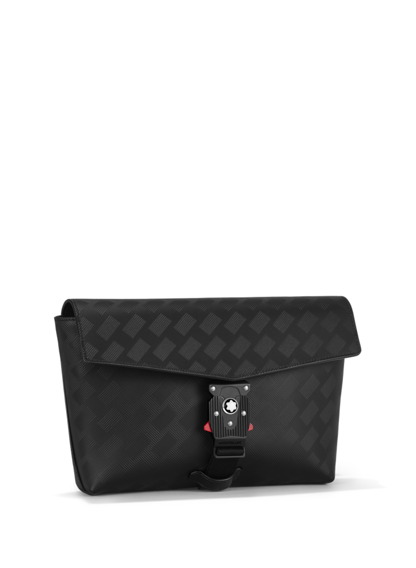 Textured leather shoulder bag MONTBLANC Black