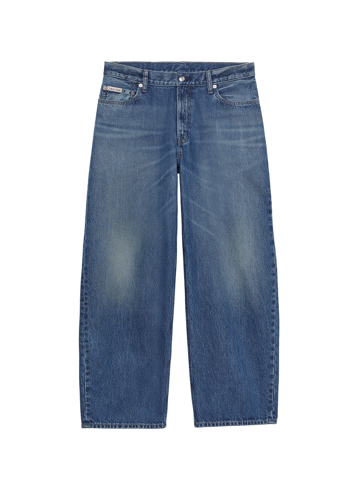 Jean ample en coton CALVIN KLEIN Bleu