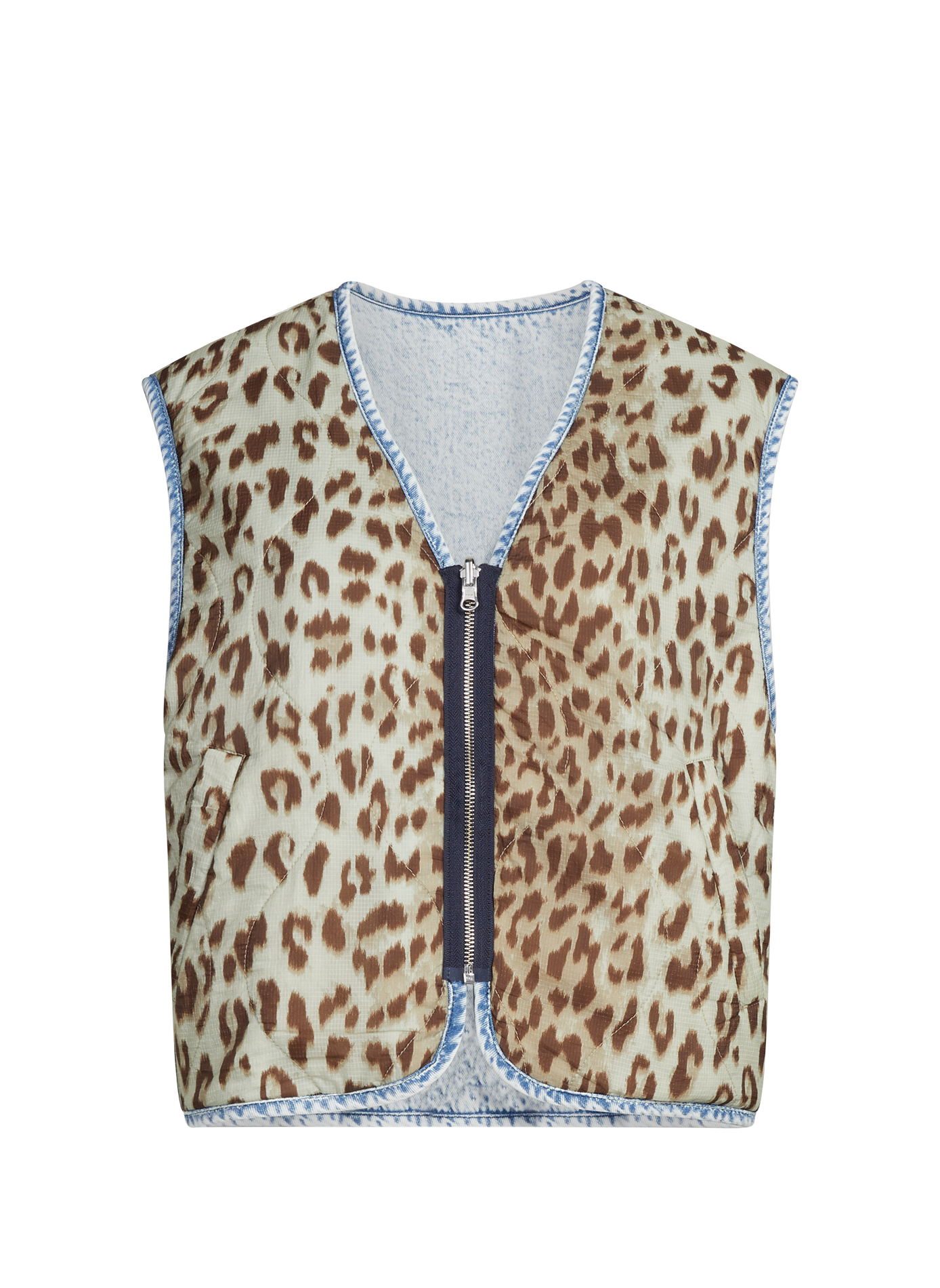 Gilet sans manches Johannie BELLEROSE Bleu