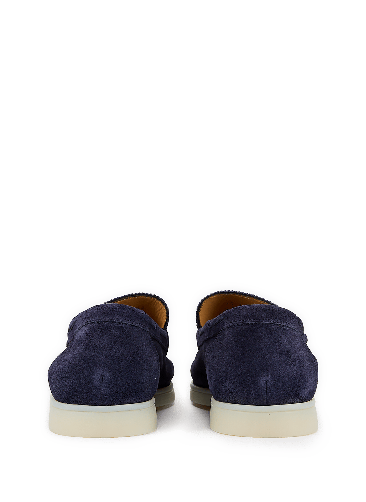 Mocassins en cuir suédé AURELIEN Bleu