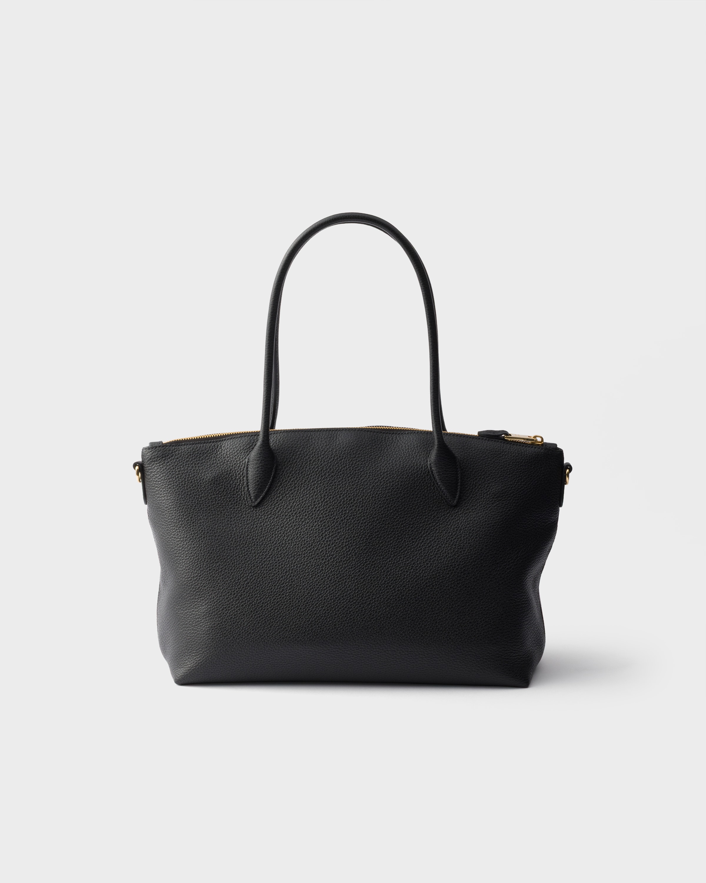 Grand cabas en cuir PRADA Noir