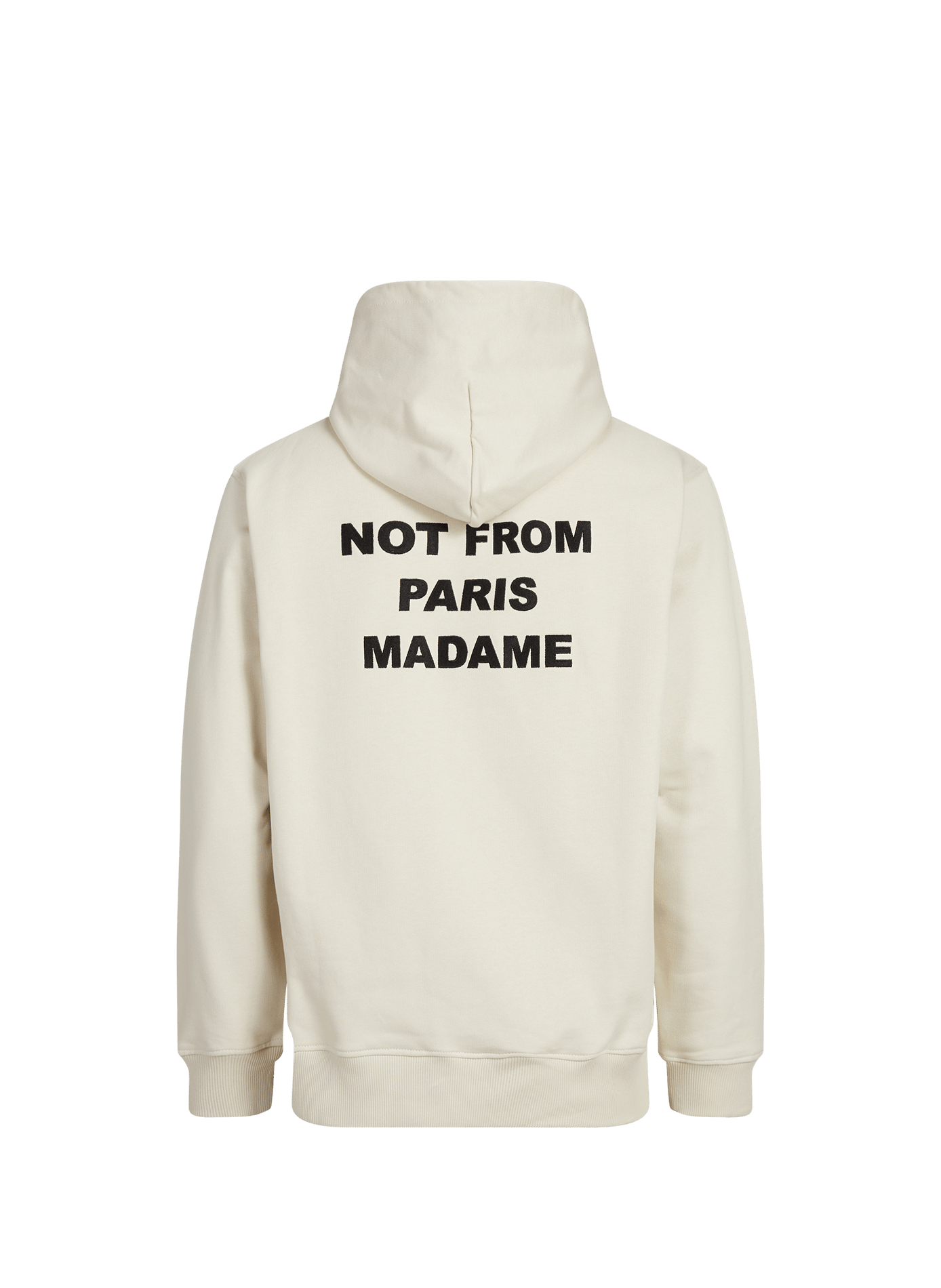 Sweat à capuche en coton DROLE DE MONSIEUR Beige