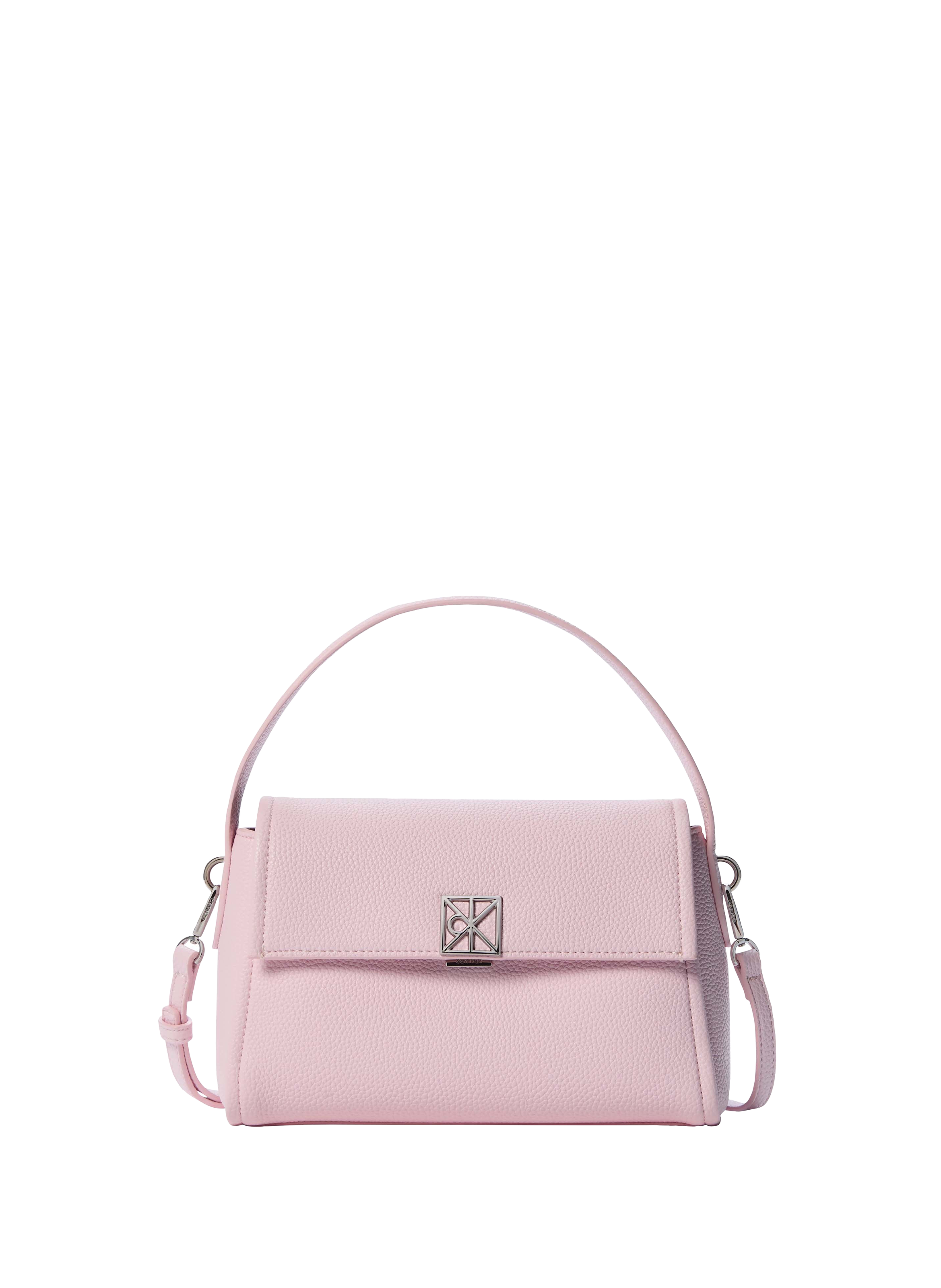 Sac à main grainé avec bandoulière amovible CALVIN KLEIN Rose