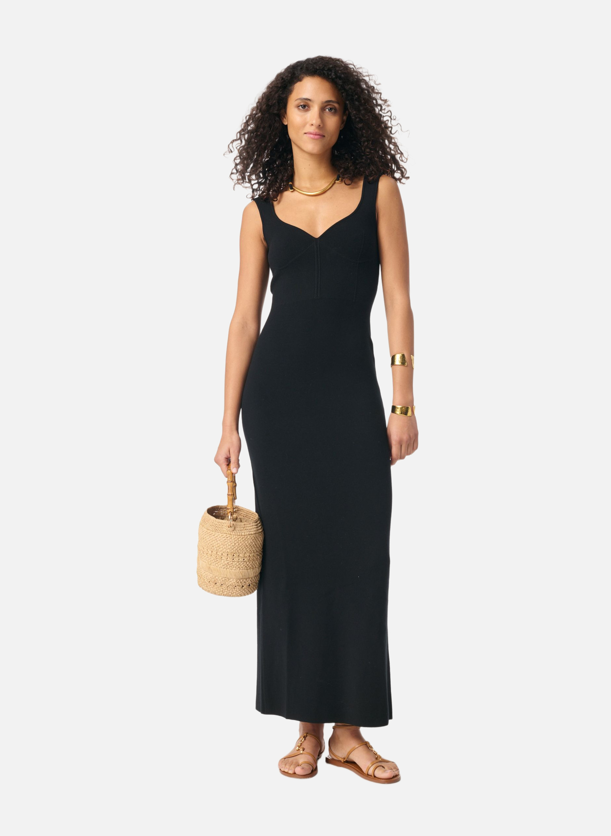Robe gaiane VANESSA BRUNO Noir