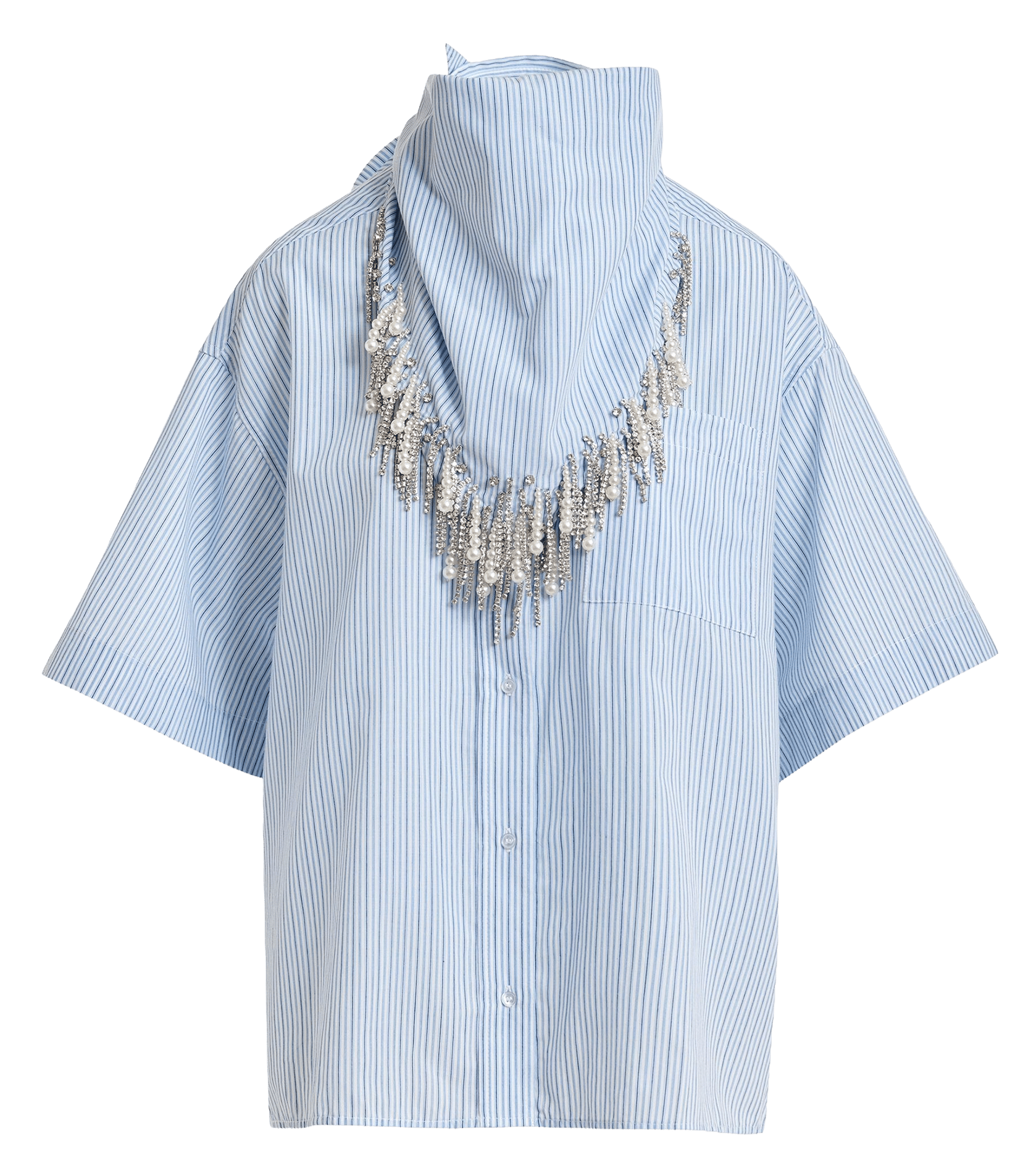 Chemise col classique en coton jasleen ESSENTIEL ANTWERP Bleu