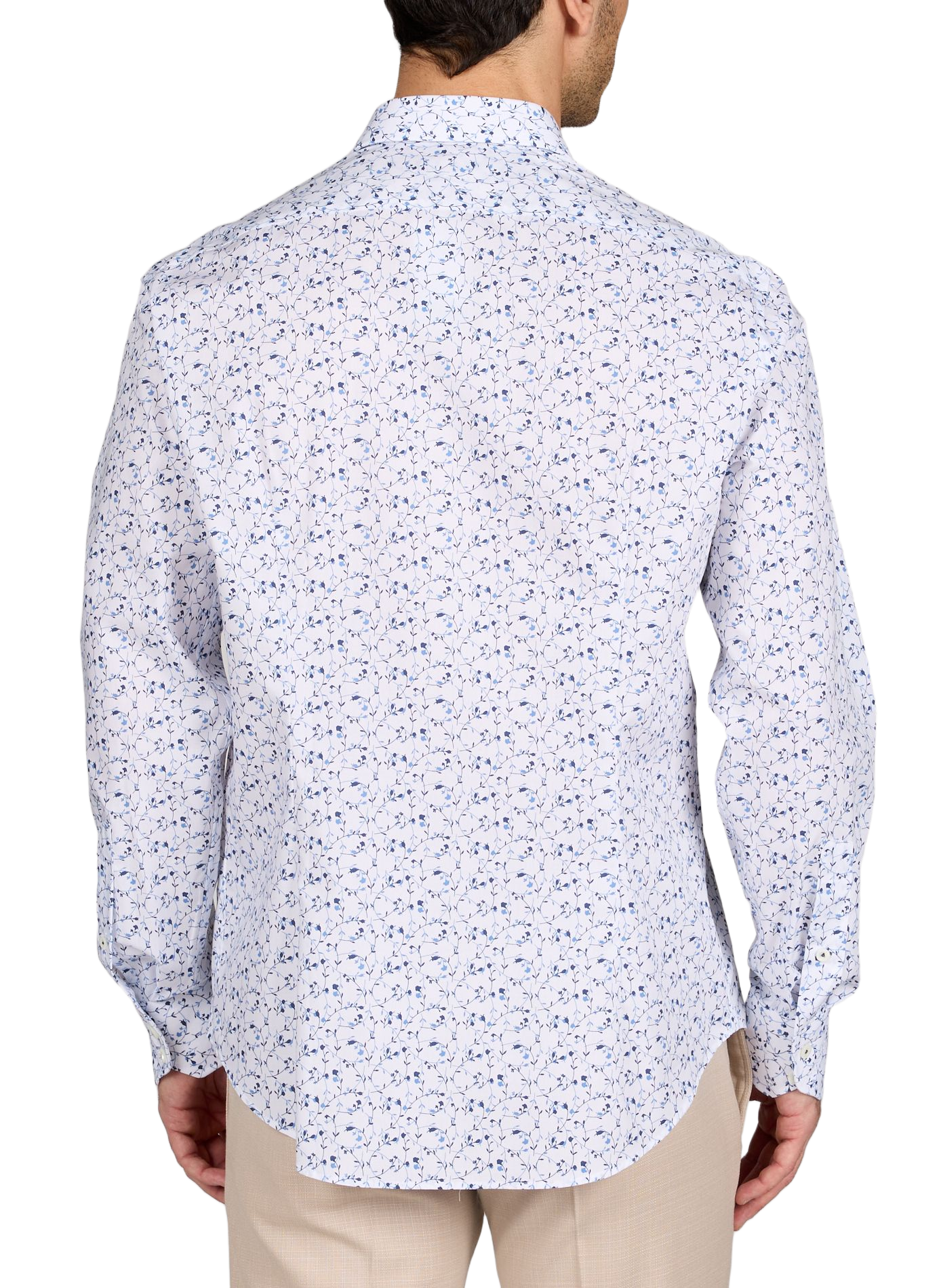 Cotton floral print Shirt VAN LAACK Blue