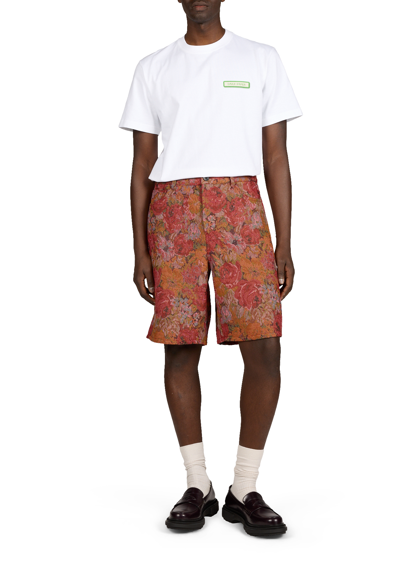 Calfskin leather derby shoes ADIEU Red