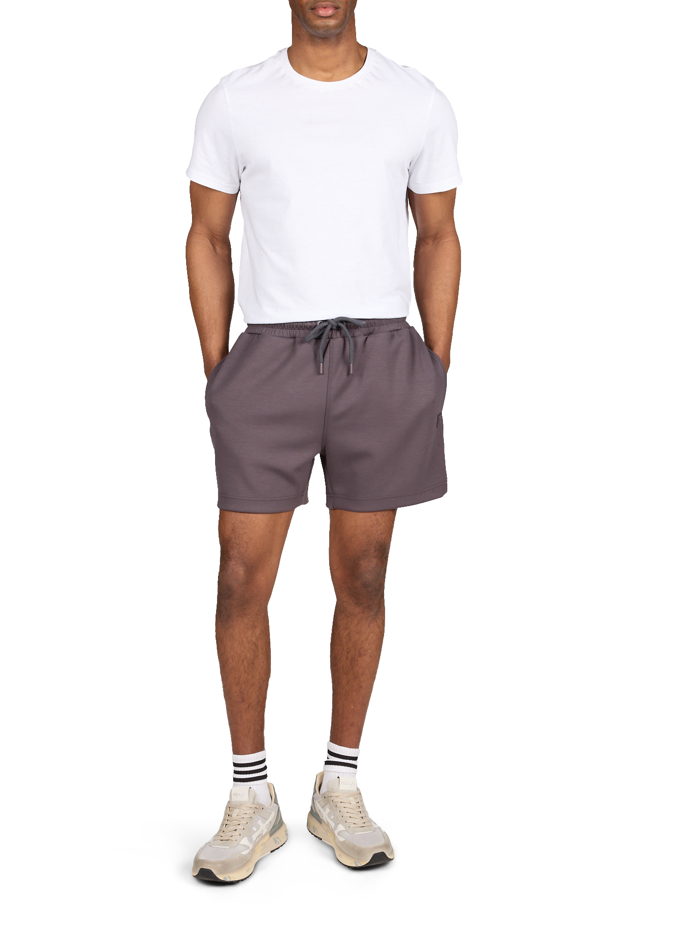 Short uni avec cordons LYLE & SCOTT Gris