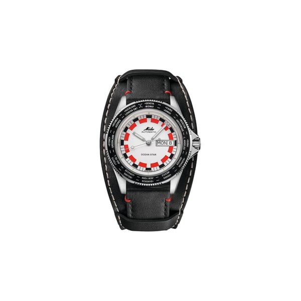 Montre analogique Ocean Star en cuir de bovin Montre analogique Ocean Star en cuir de bovin